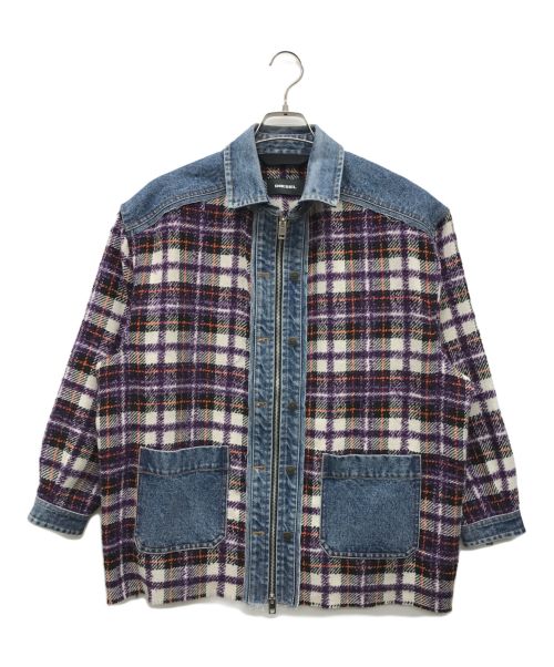 中古・古着通販】DIESEL (ディーゼル) デニム切替ツイード 