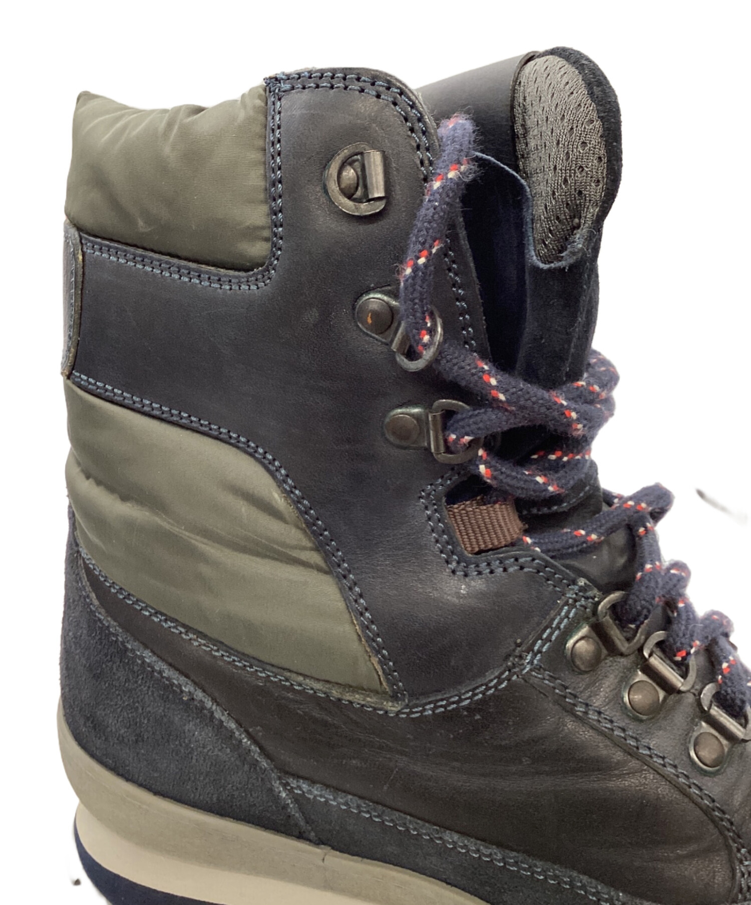 中古・古着通販】MONCLER (モンクレール) トレッキングブーツ ネイビー 