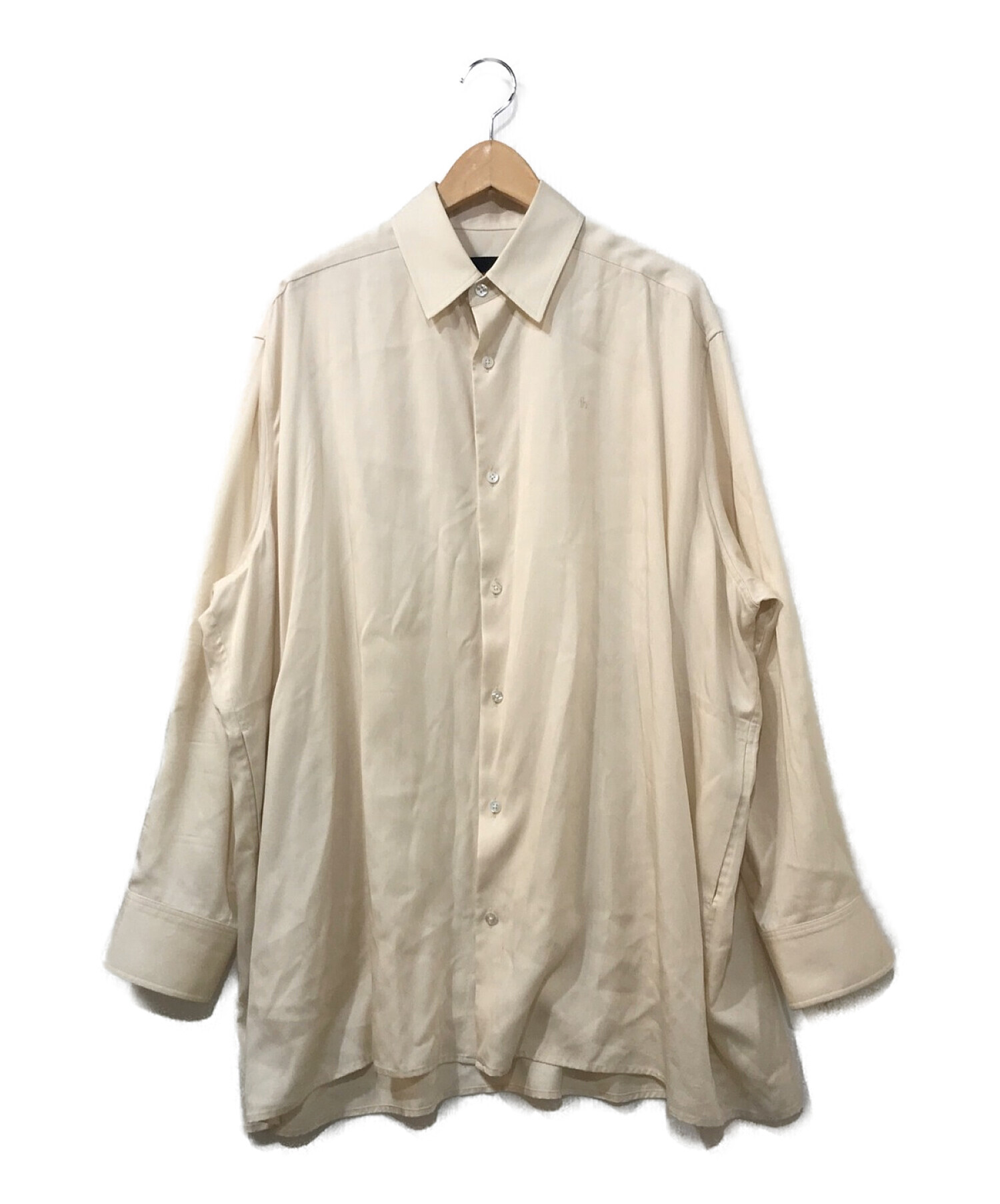 TARO HORIUCHI (タロウホリウチ) Oversized Tero Shirt ホワイト サイズ:44