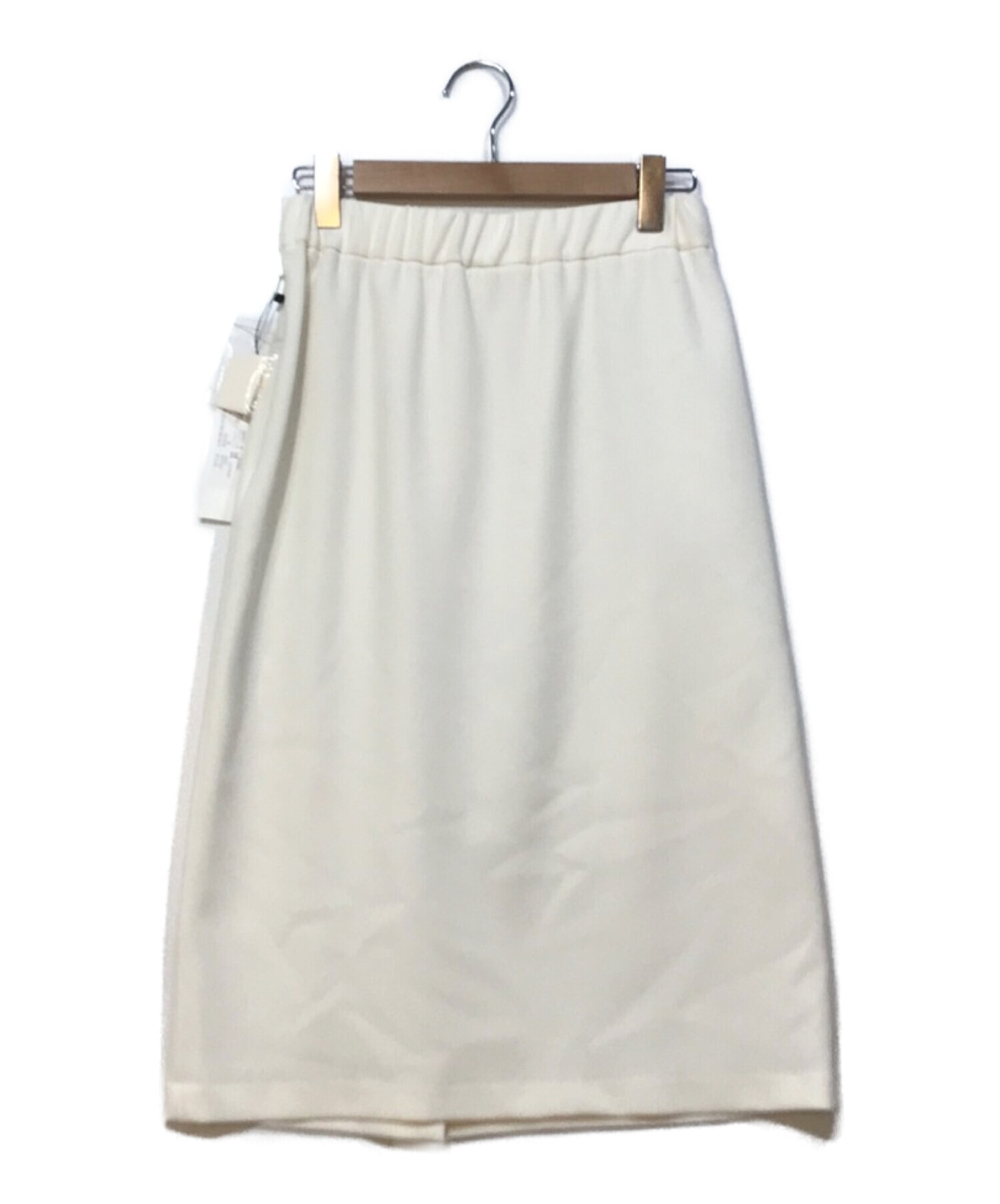 SOEJU (ソージュ) フロントプリーツタイトスカート ホワイト サイズ:M 未使用品