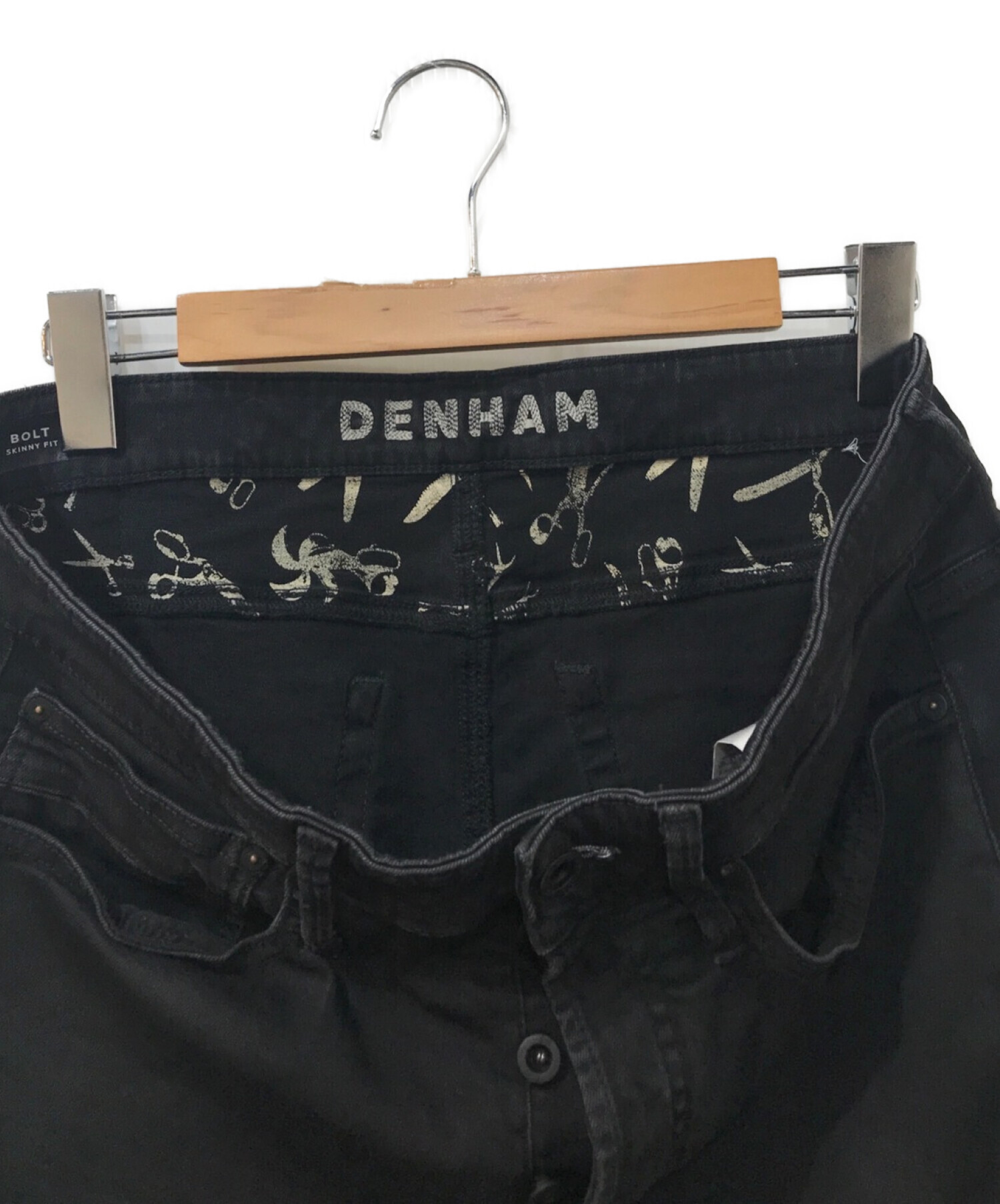 Denham (デンハム) BOLT SKINNY FIT ブラック サイズ:W34