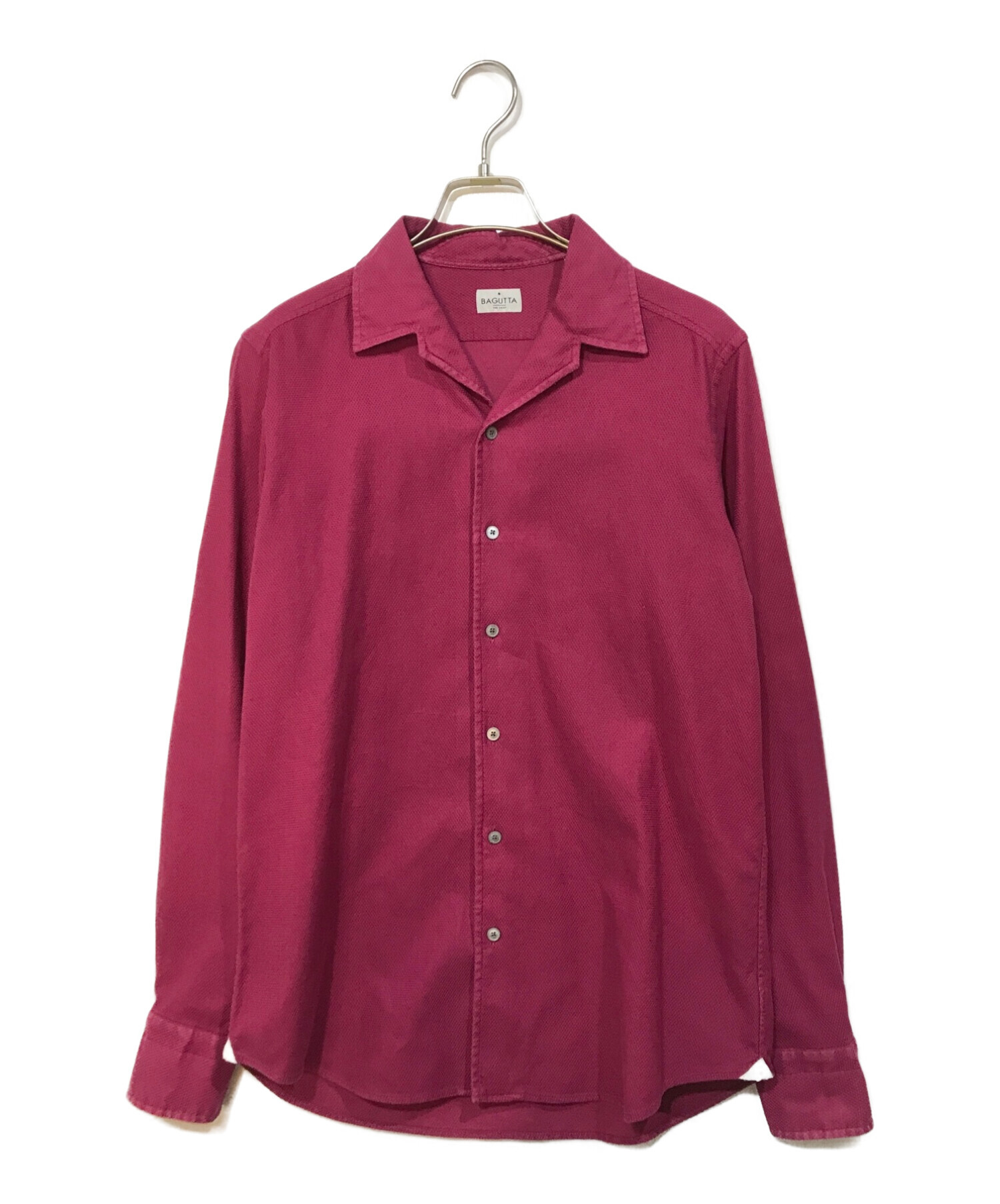 長袖柄BARBA バルバ ドレスシャツ 37(XS位) ピンク - pure-home.eu