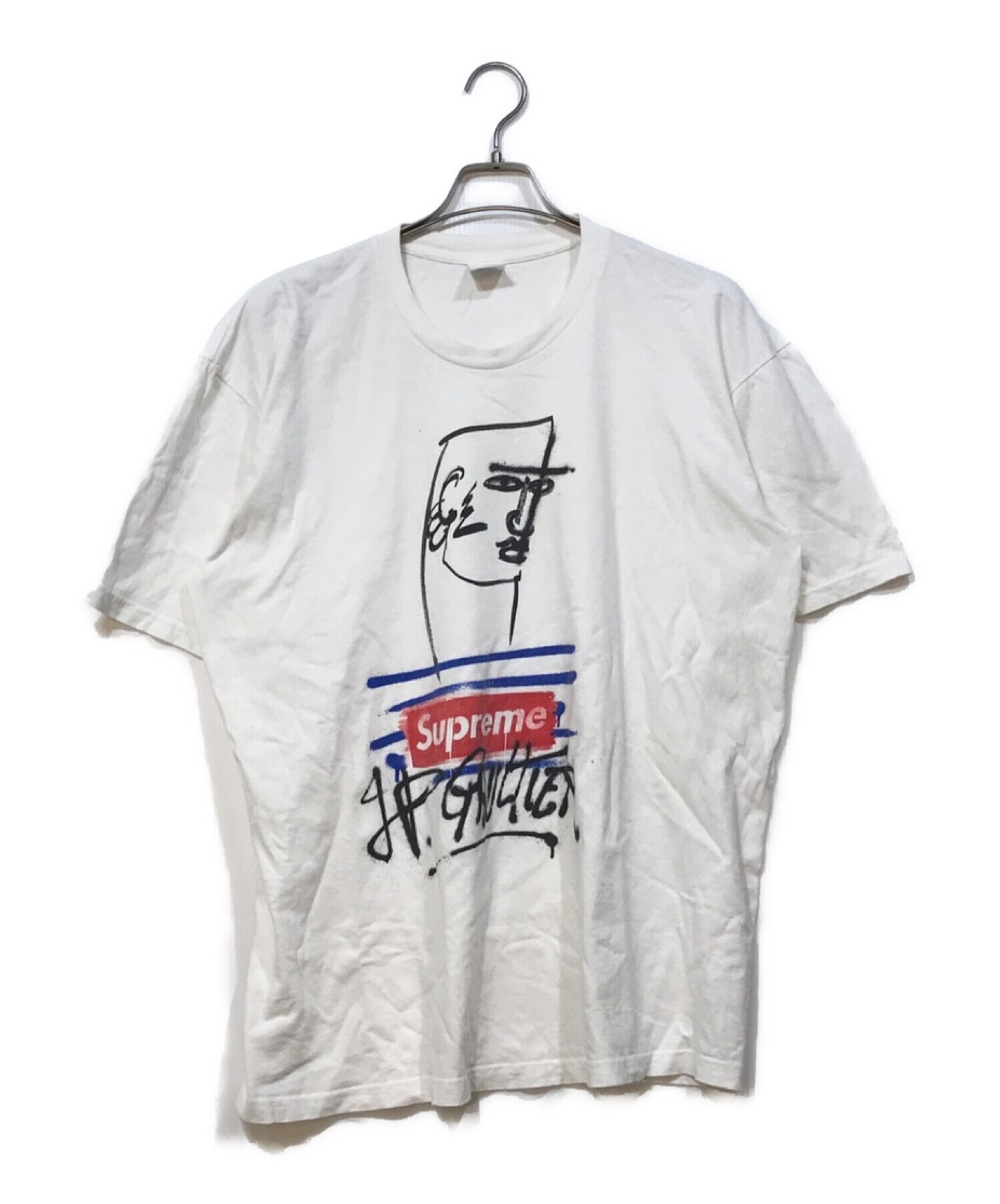 SUPREME × Jean Paul GAULTIER (シュプリーム×ジャンポール・ゴルチエ) Tシャツ ホワイト サイズ:XL