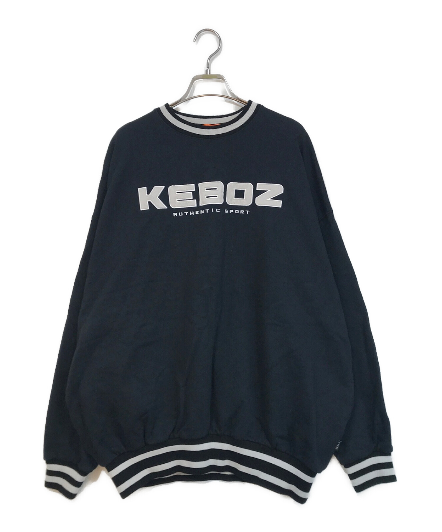 KEBOZ (ケボズ) ビッグロゴスウェット ブラック サイズ:M