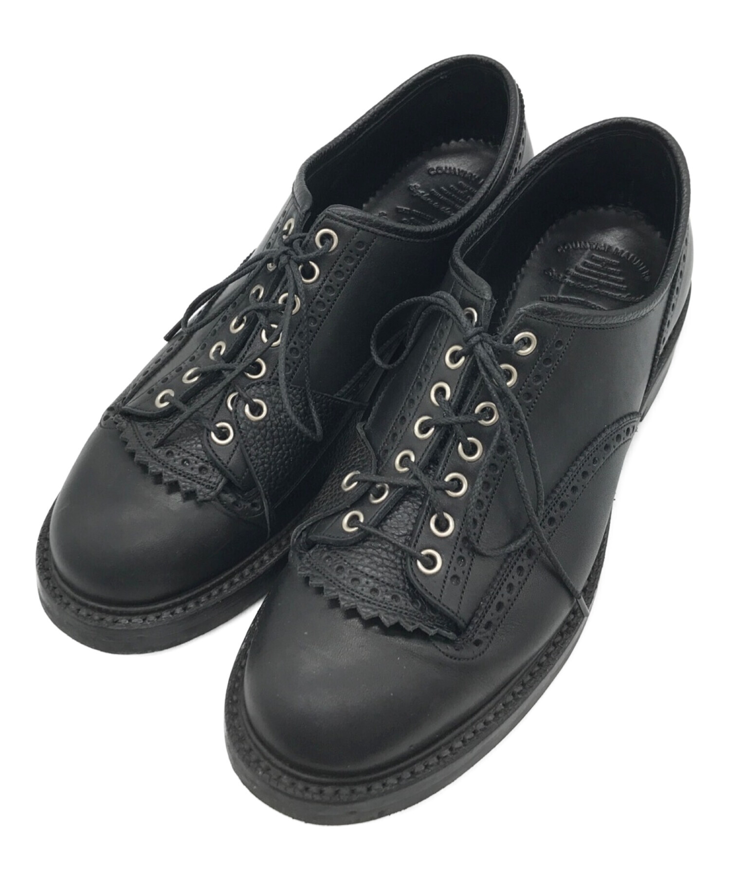 foot the coacher (フットザコーチャー) COMMANDO SHOES ブラック サイズ:8 1/2