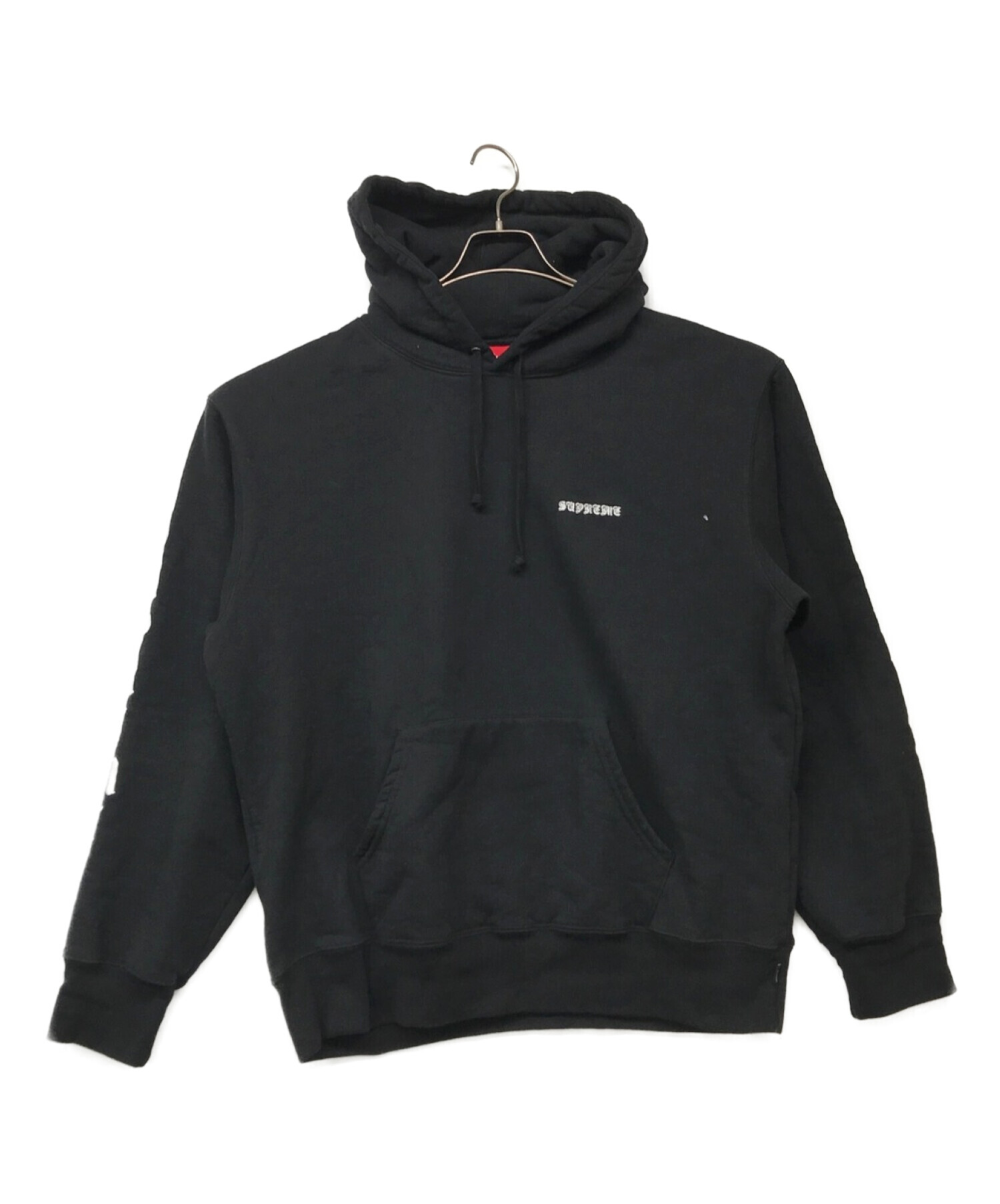 supreme peace hooded sweatshirt black