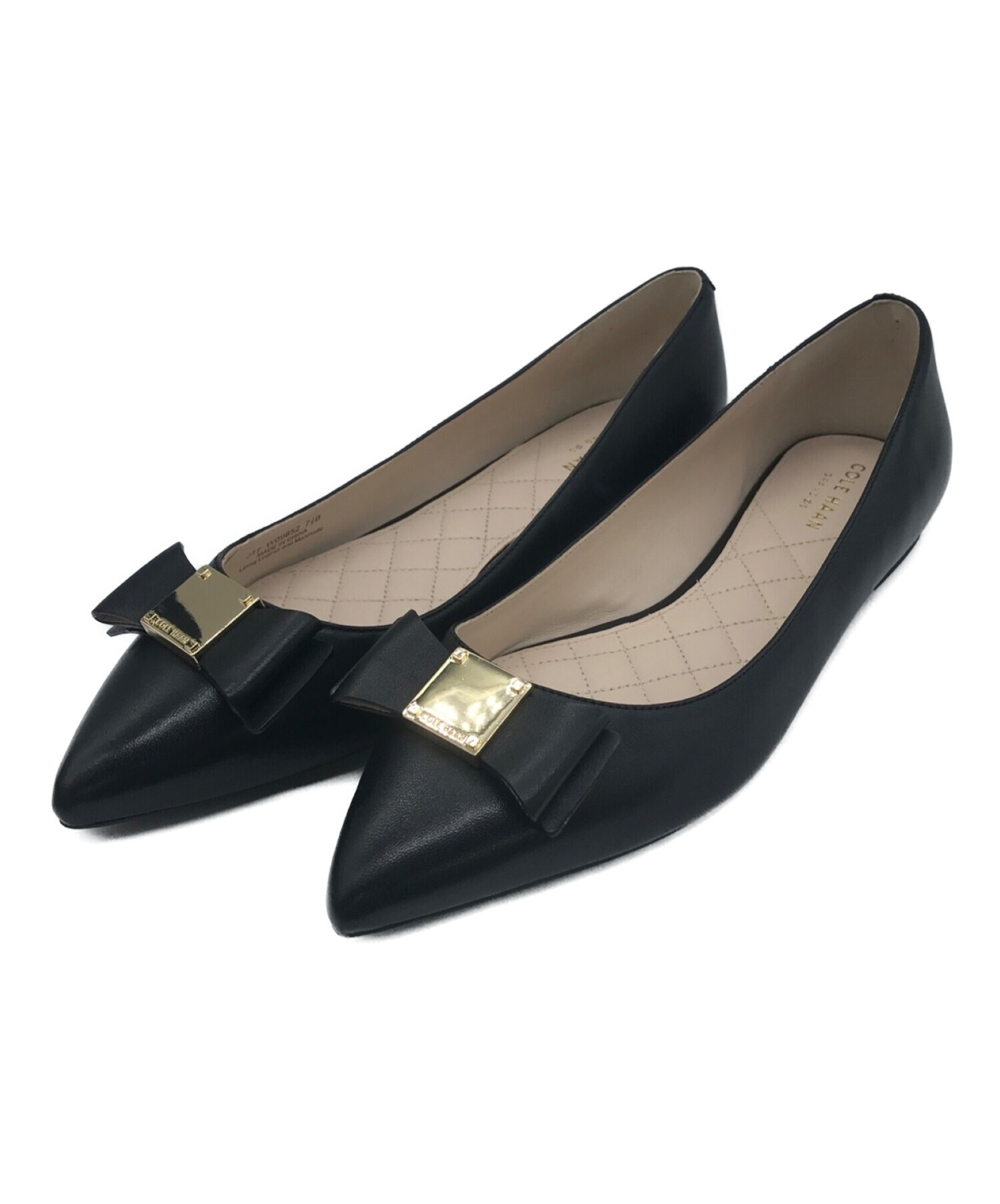 中古・古着通販】COLE HAAN (コールハーン) リボンフラットパンプス 