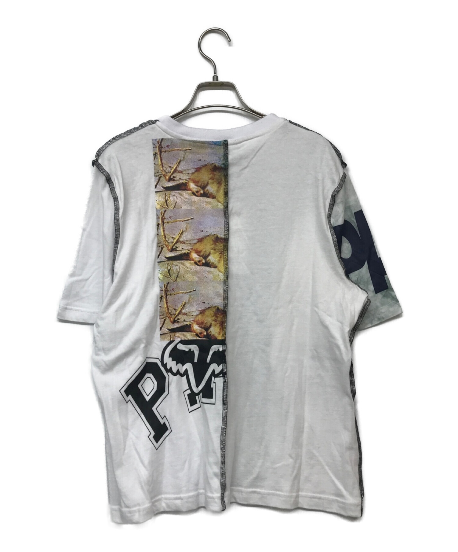 中古・古着通販】PAM (パム) デザインTシャツ ホワイト サイズ:L