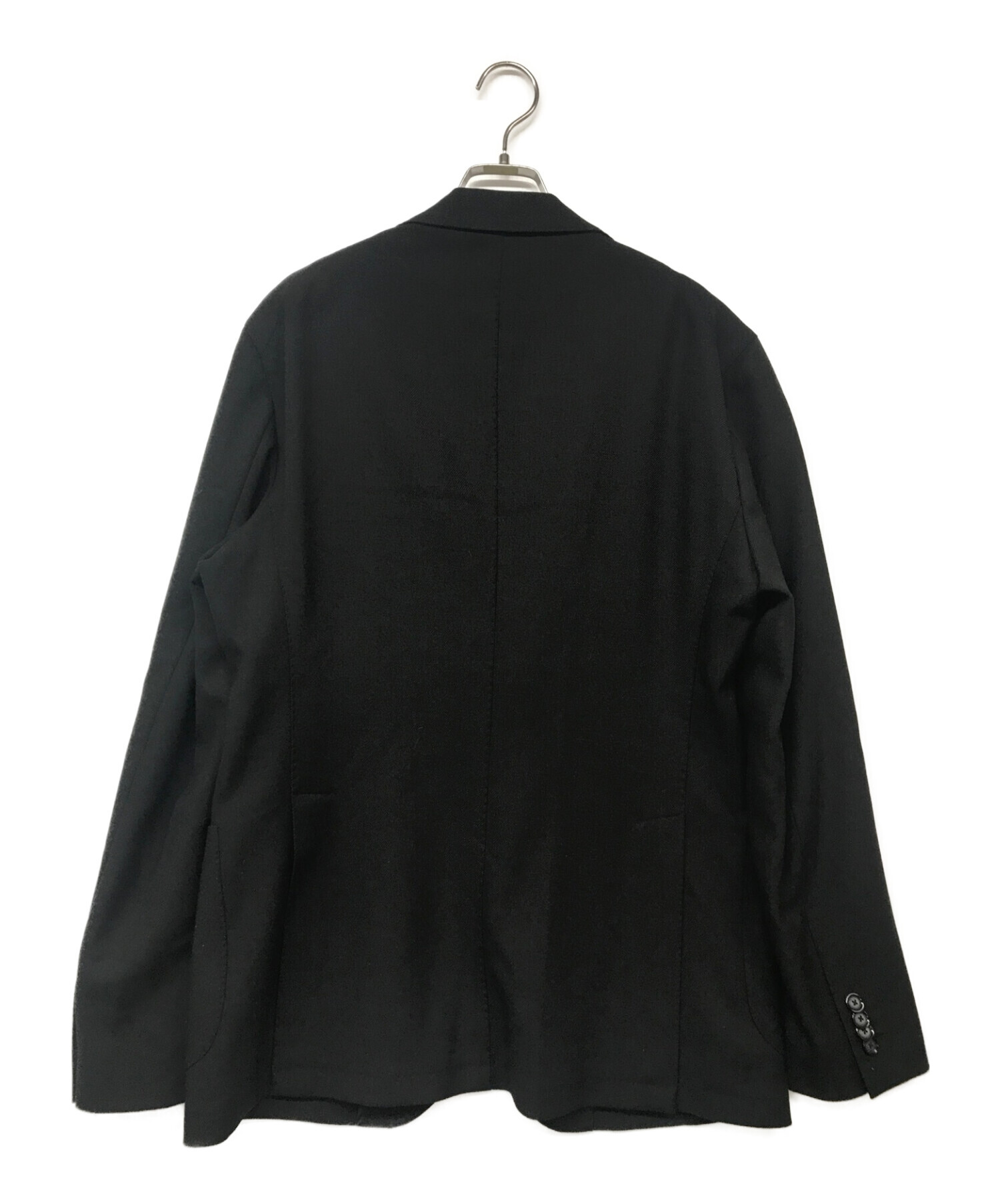 TAGLIATORE (タリアトーレ) ストレッチ ウール 2B ジャケット ブラック サイズ:52