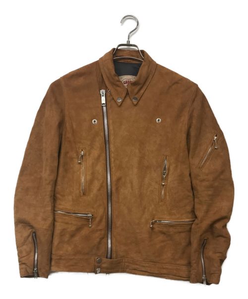 ジェームスグロース スエード ライダース シングル M 38 美品 （【中古 