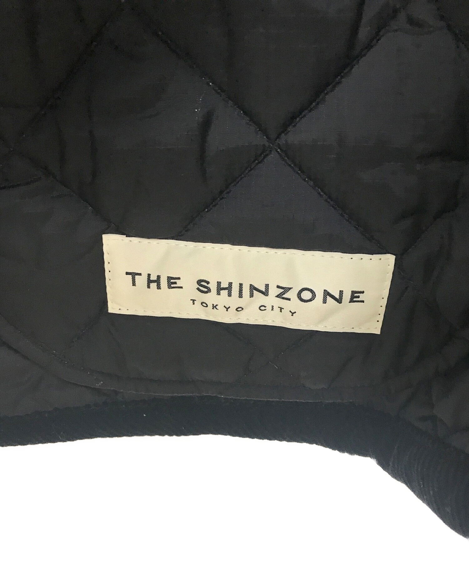 THE SHINZONE (ザ シンゾーン) HOODIE QUILTING COAT/フーディーキルティングコート ブラック サイズ:FREE