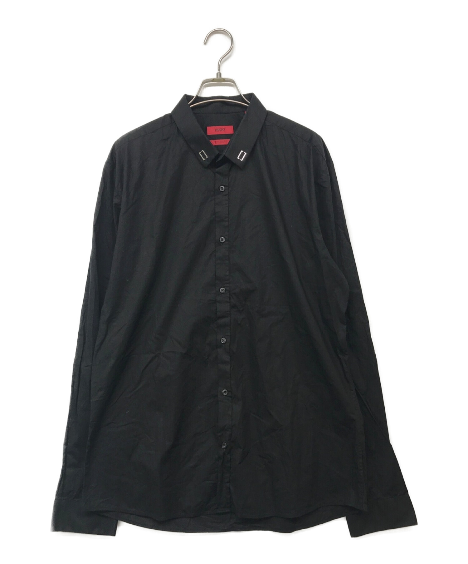BOSS HUGO BOSS (ボス ヒューゴボス) 長袖シャツ ブラック サイズ:XL