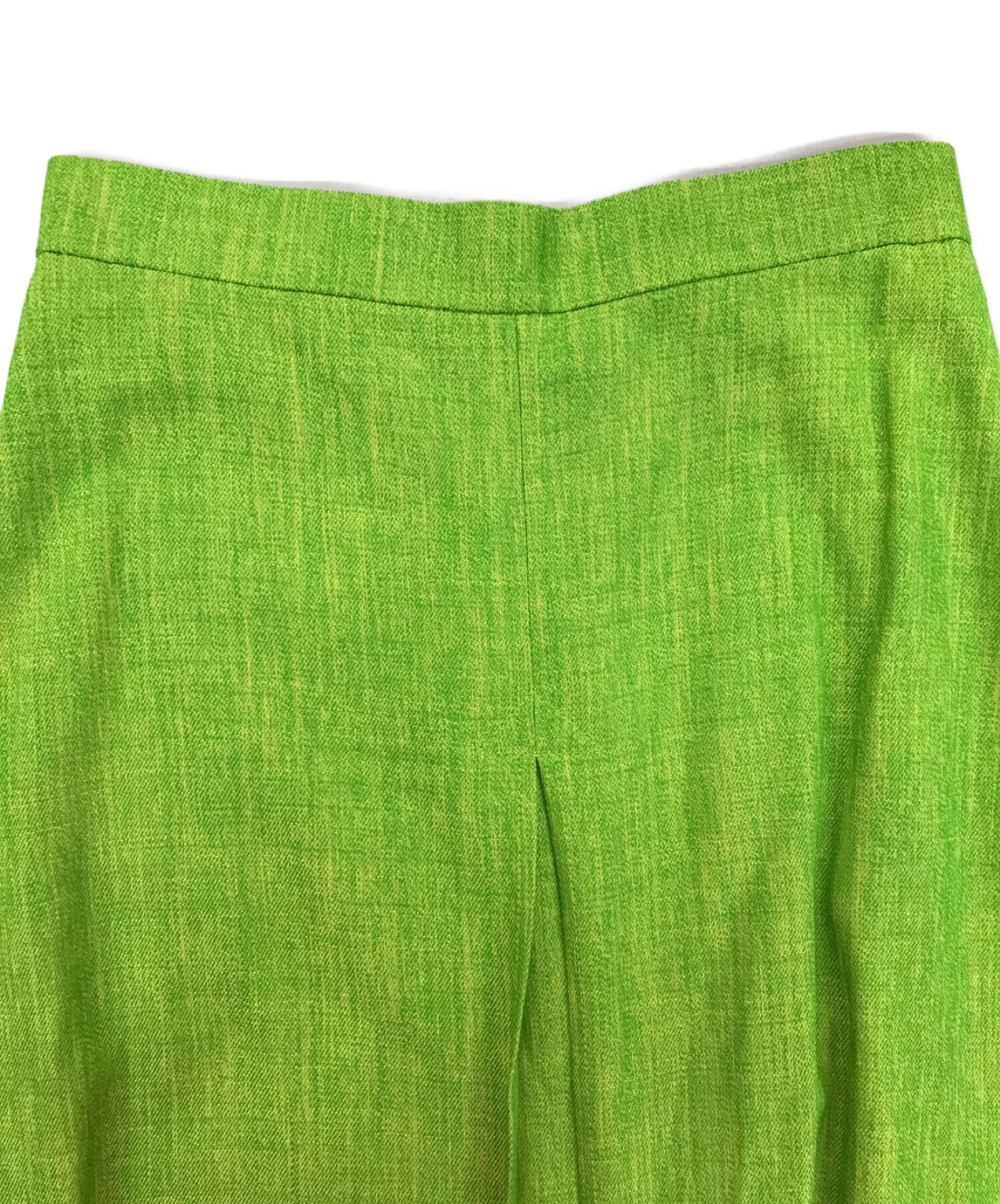 IRENE (アイレネ) Mix Color Fabric Skirt/ミックスカラーファブリックスカート 黄緑 サイズ:36