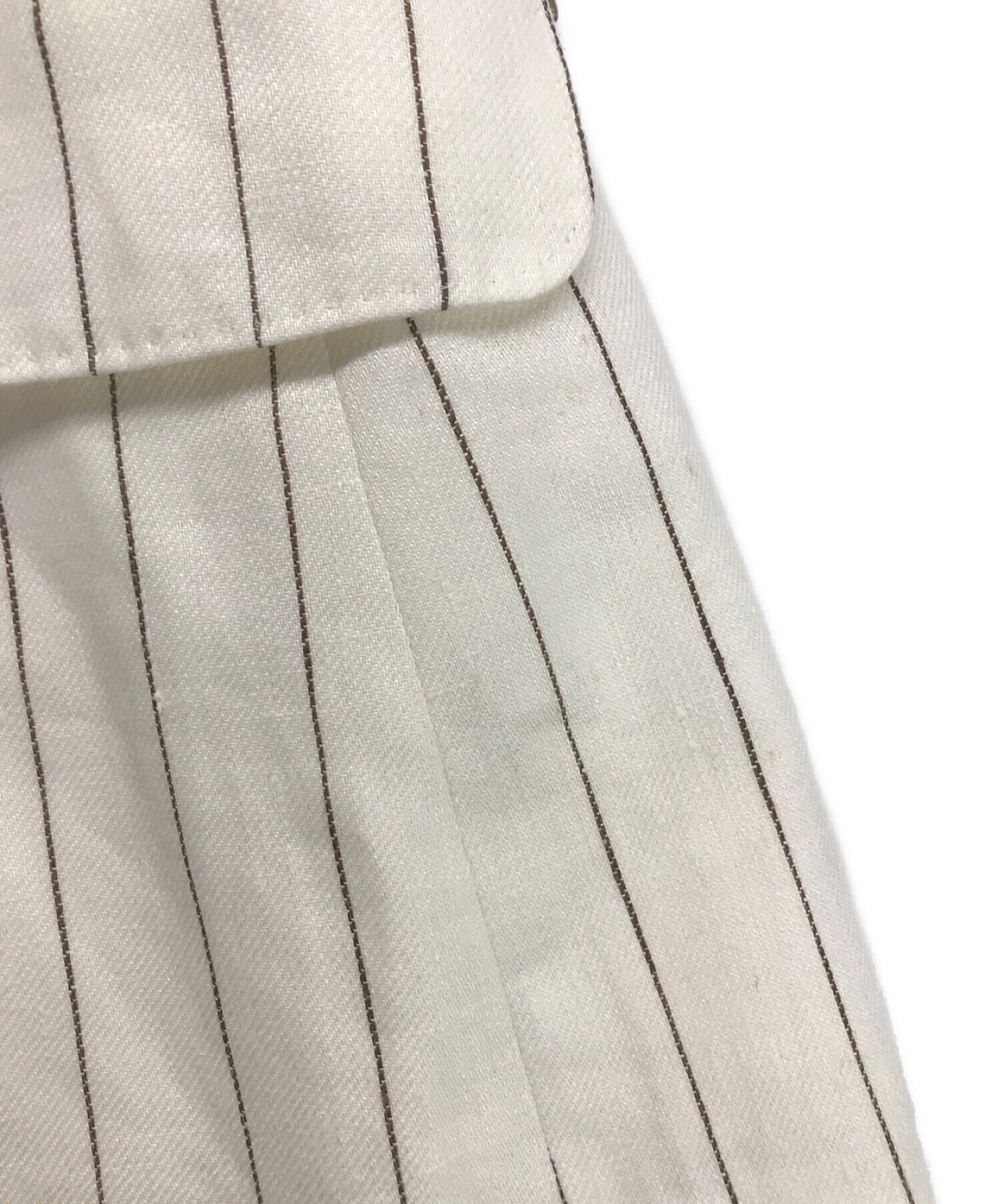 中古・古着通販】MaxMara (マックスマーラ) ピンストライプ リネン 