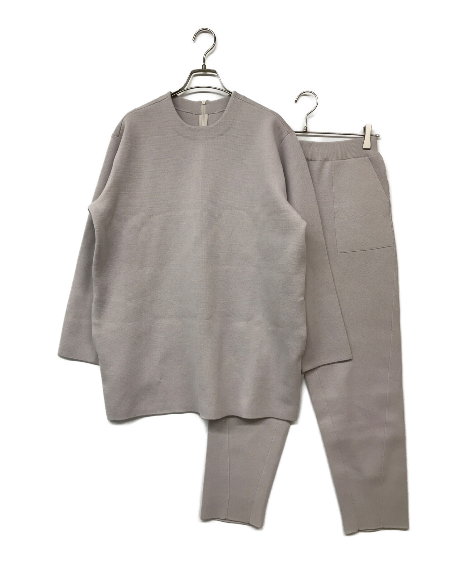 LOHEN ローヘン ミラノリブニットセットアップ  限定 ライトグレー LOHEN ローヘン ミラノリブニットセットアップ 限定 ライトグレー