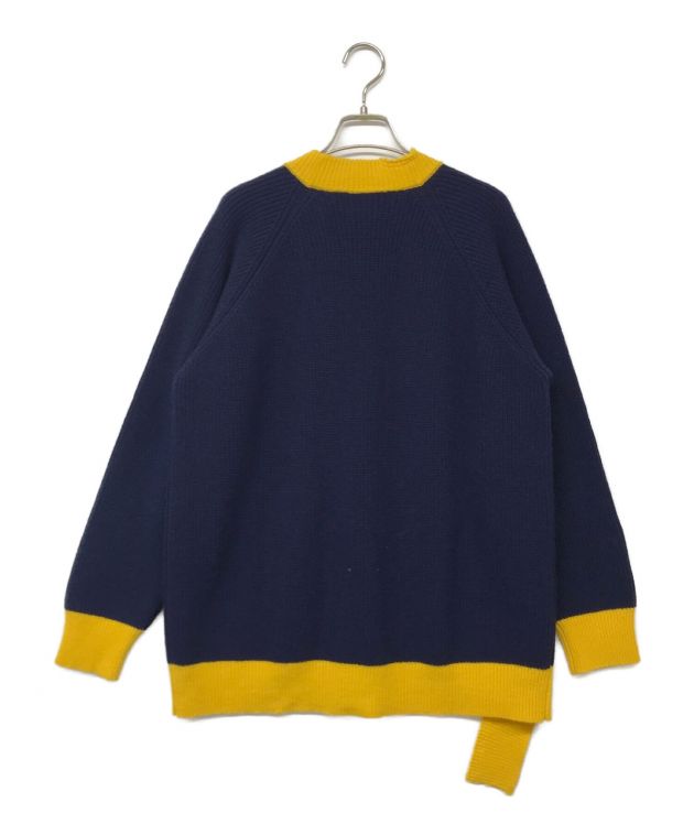 中古・古着通販】MARNI (マルニ) Vネックカーディガン ネイビー 