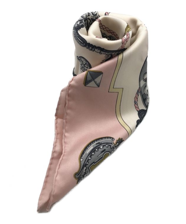 中古・古着通販】HERMES (エルメス) カレ90 LES CLES 鍵柄/シルク 