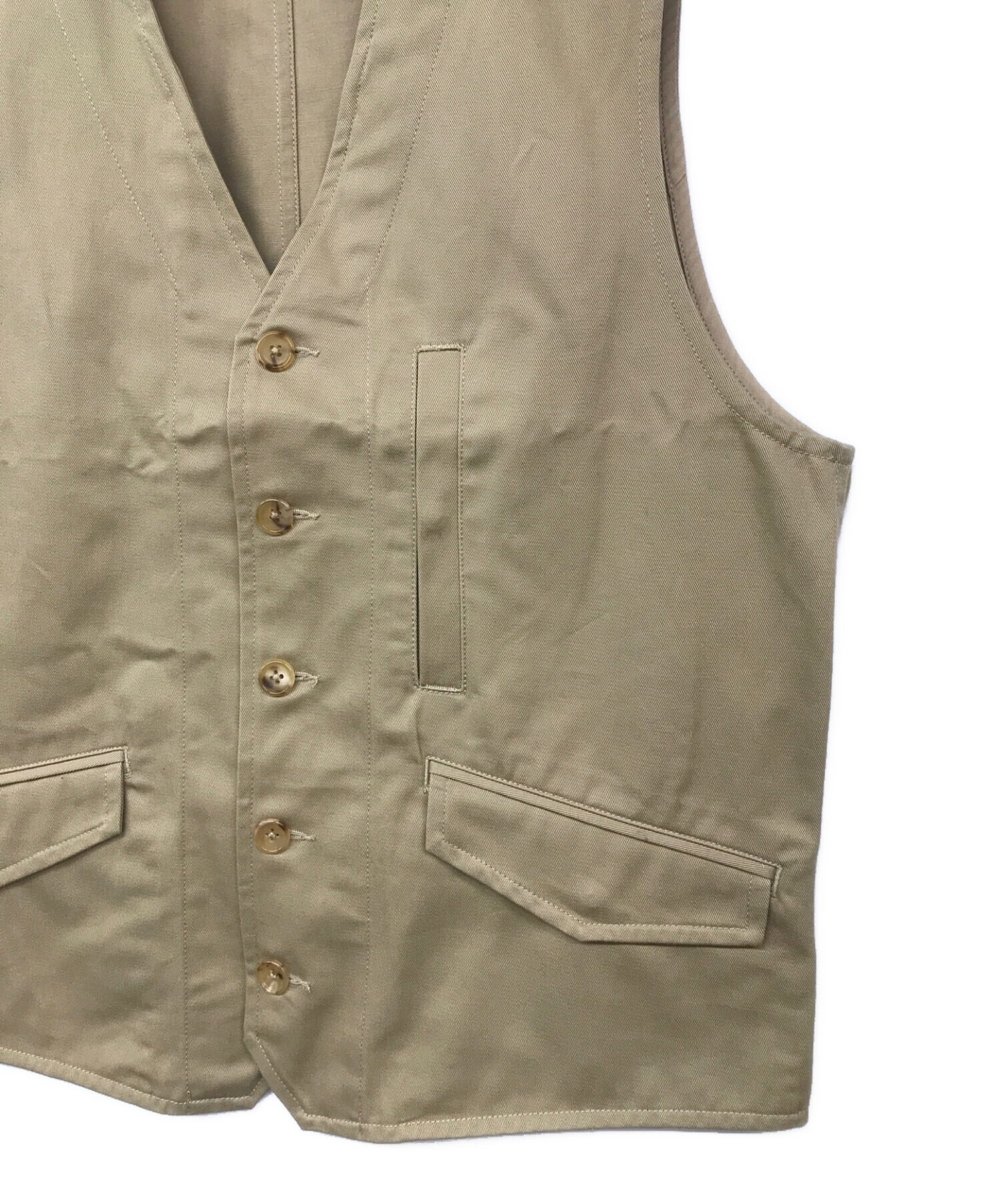 中古・古着通販】PABLO VINCI (パブロビンチ) Chino vest ベージュ  