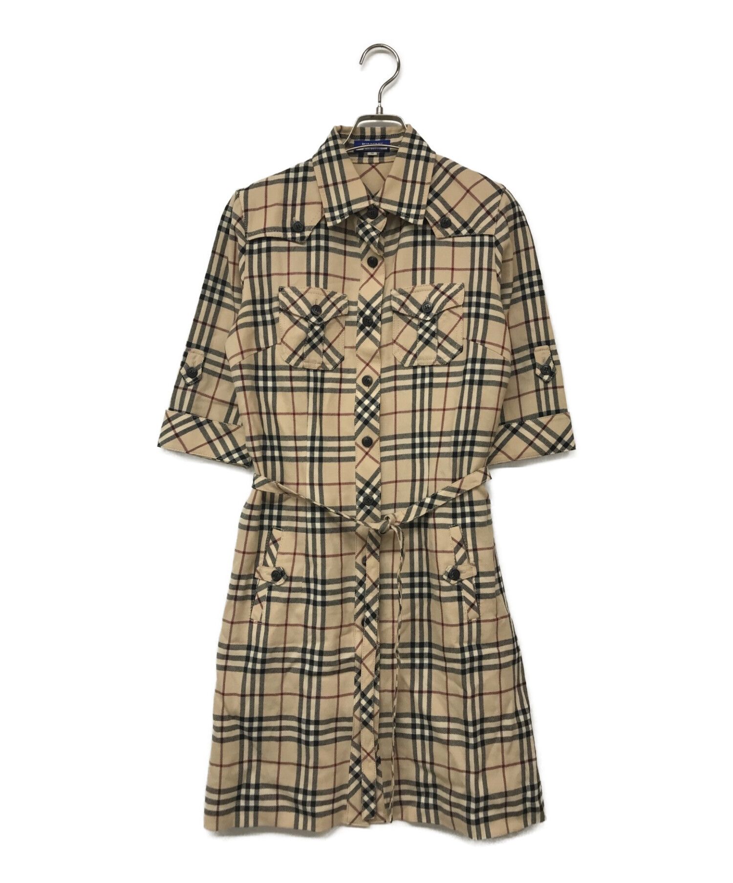 BURBERRY BLUE LABEL ノバチェック ワンピース M