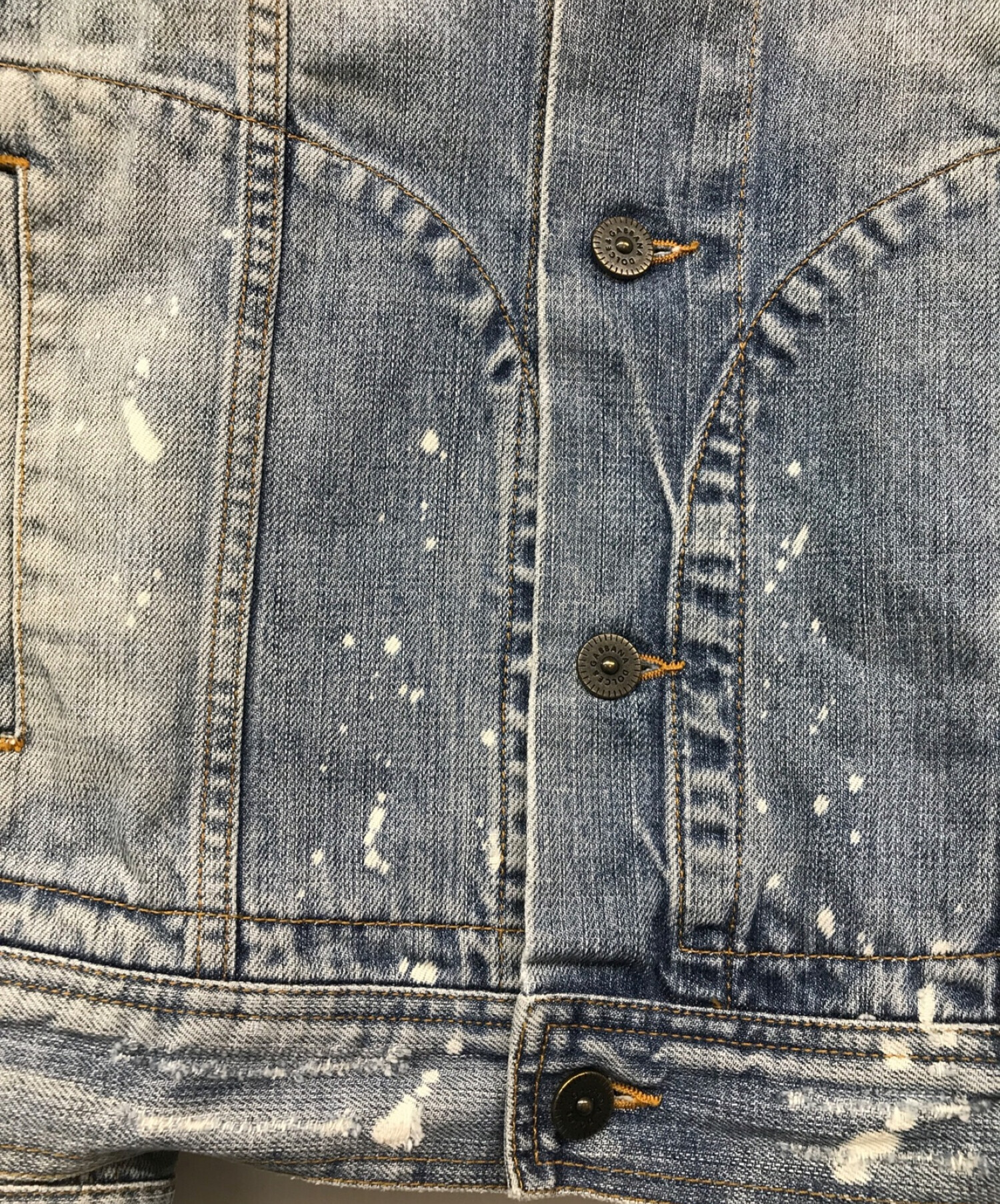 DOLCE & GABBANA デニムジャケット 44 ドルガバ Dolce & Gabbana デニムジャケット 44