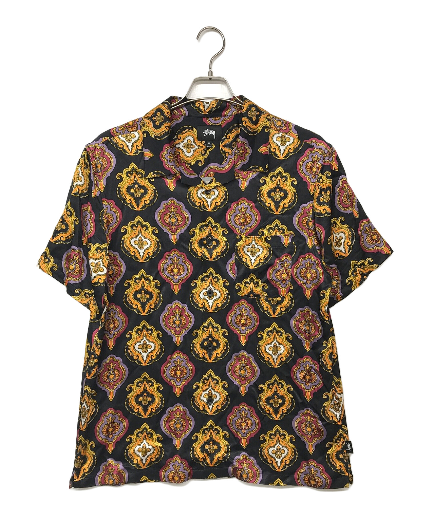 OLD STUSSY 総柄オープンカラーシャツ