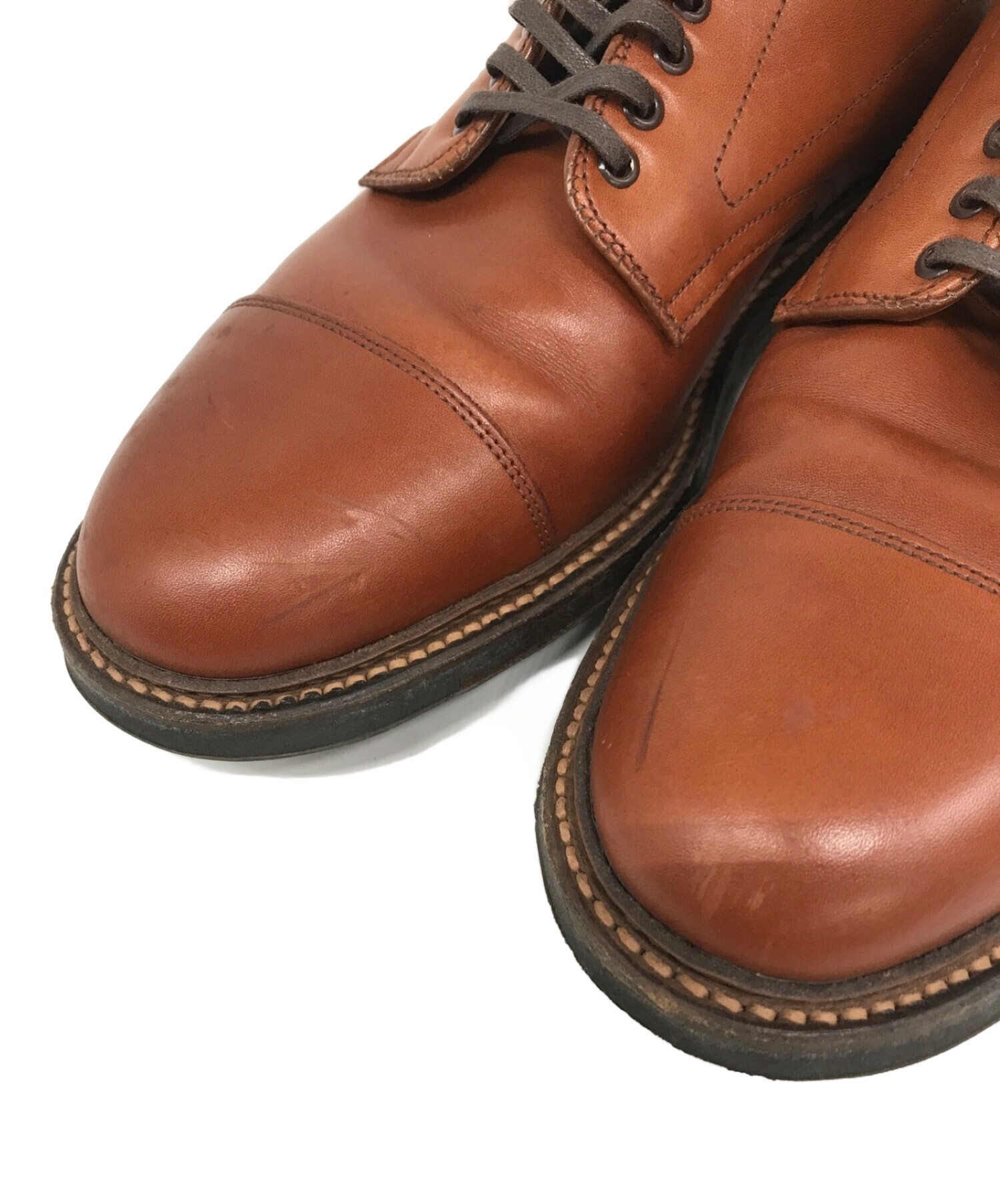 中古・古着通販】Alden (オールデン) レースアップブーツ ブラウン 