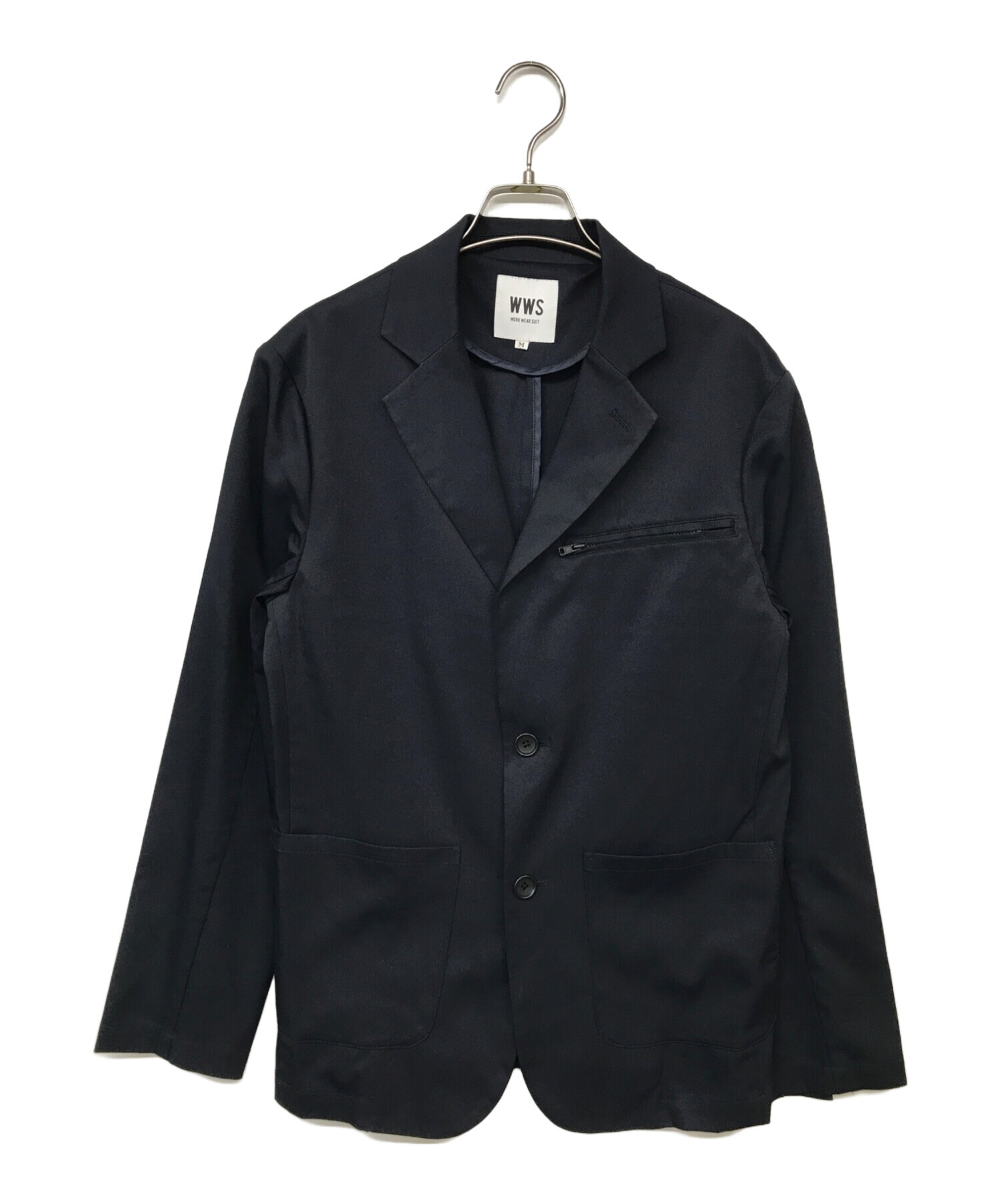 (値下げ)新品❗️WWSセットアップ！ネイビー❗️ WWS ワークウェアスーツ テーラードライトジャケット ネイビー