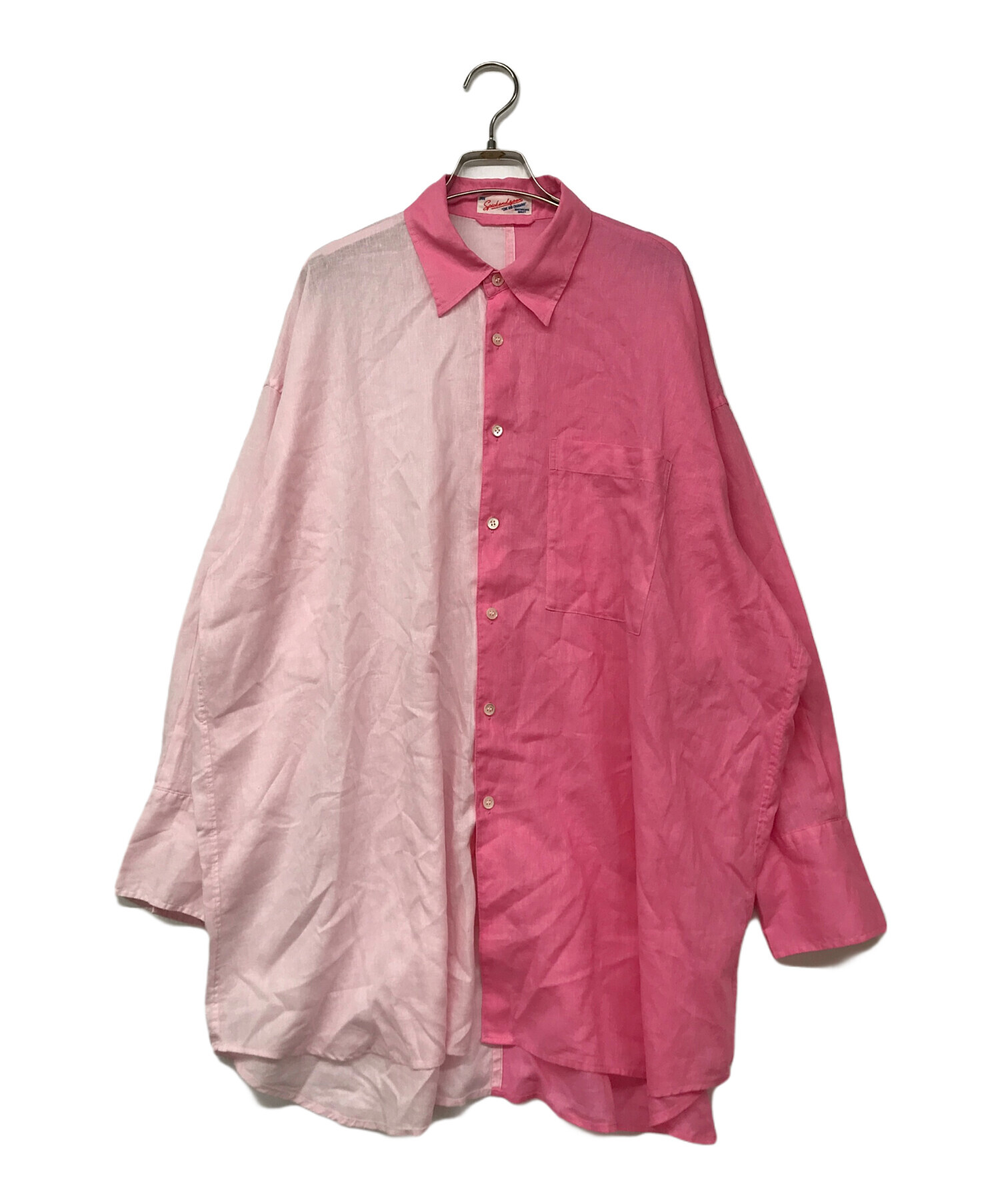 スピックアンドスパン ラミーチュニックシャツ ピンク （Spick&Span  