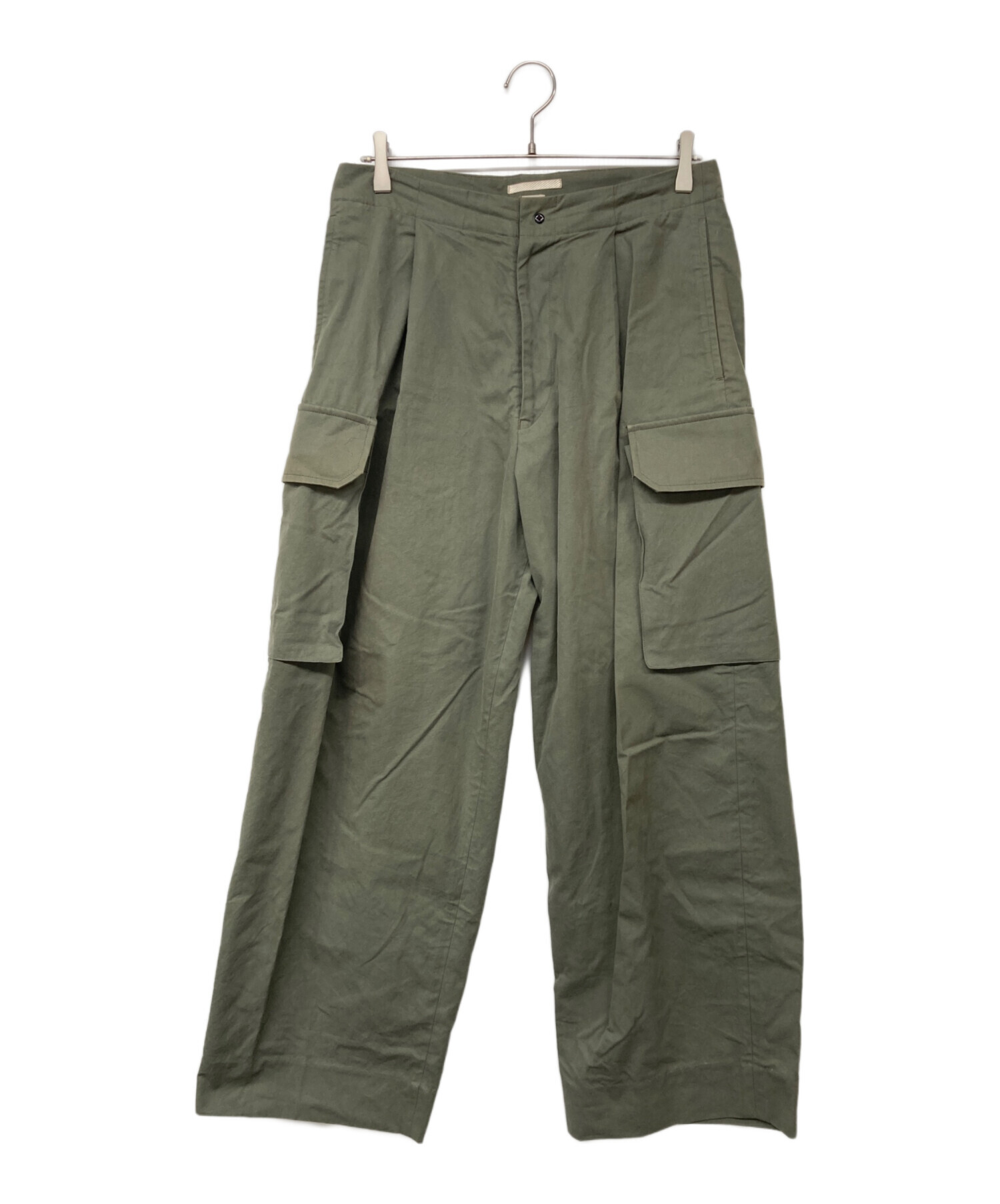 中古・古着通販】blurhms (ブラームス) Washed Gabardine Super Wide 