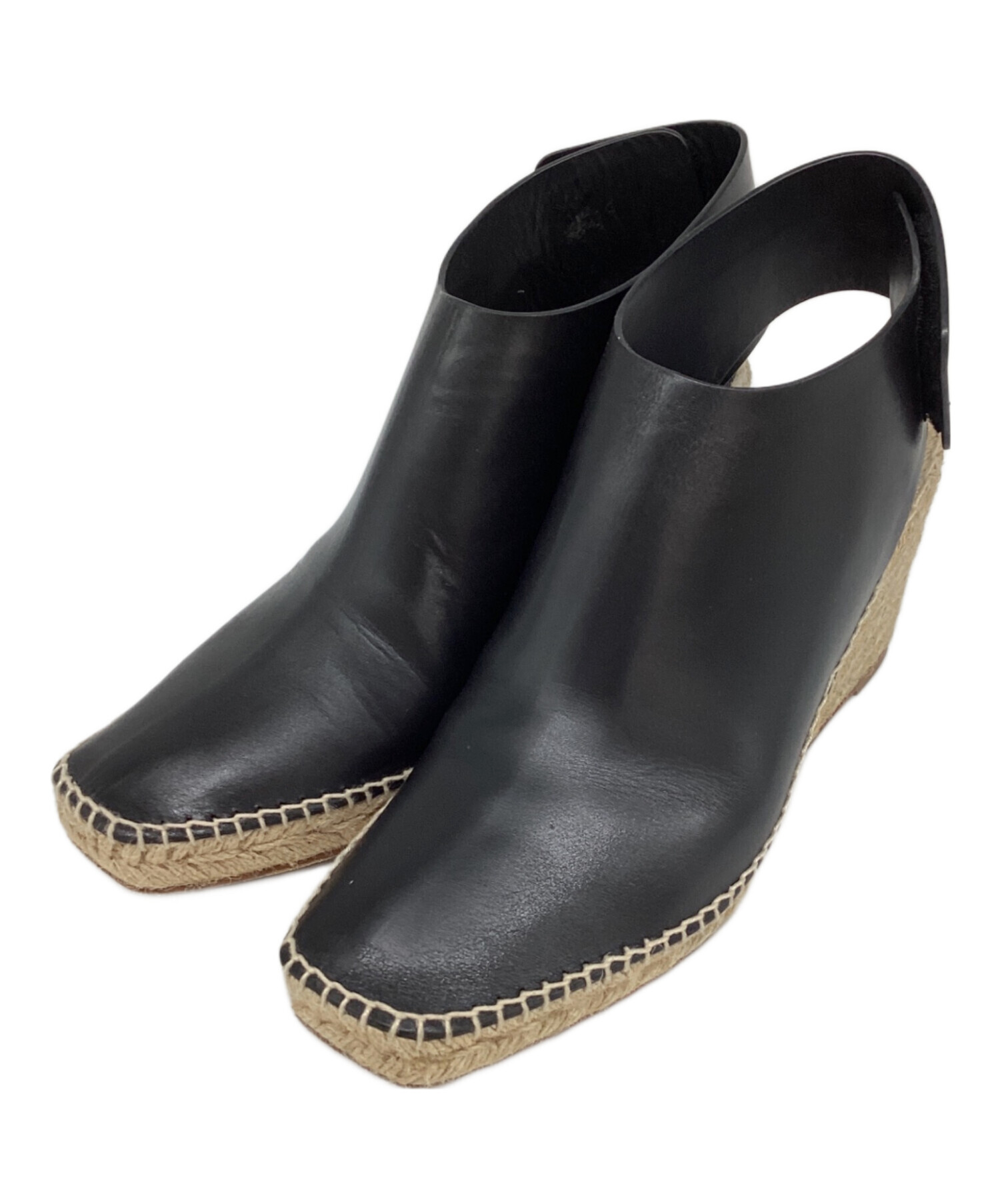 中古・古着通販】CELINE (セリーヌ) エスパドリーユ ブラック サイズ 