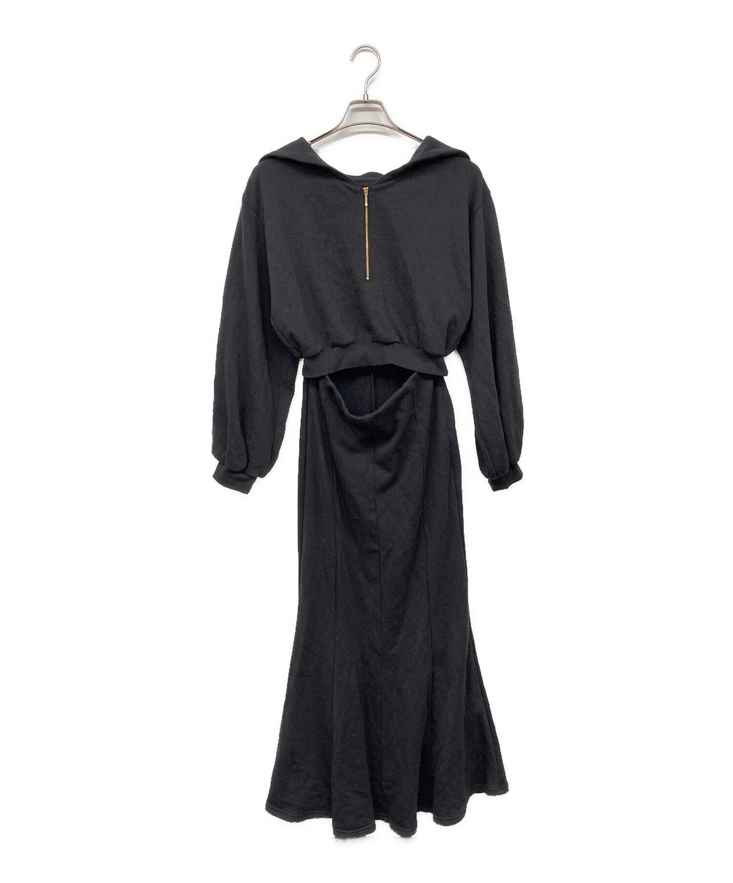 ハーリップトゥ Half Zip Sweat Dress ワンピース Herlipto Half Zip