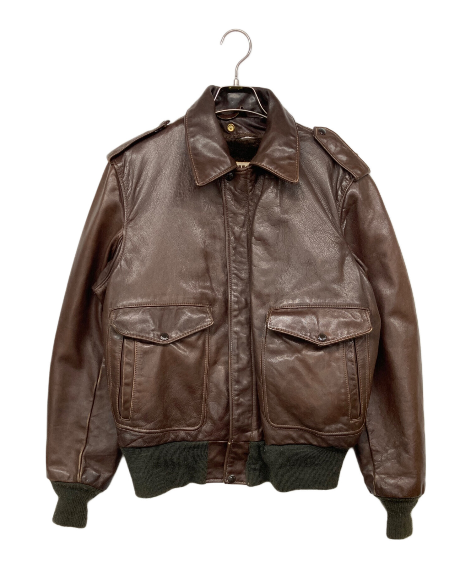 中古・古着通販】Schott (ショット) フライトジャケット ブラウン 
