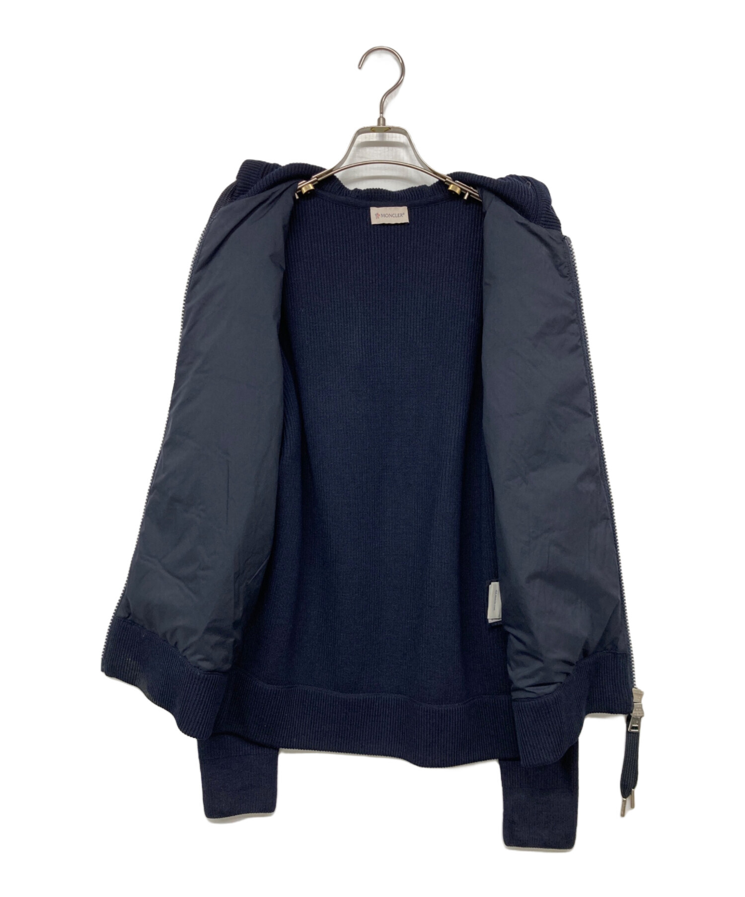 中古・古着通販】MONCLER (モンクレール) CARDIGAN TRICOT/ダウン切替 