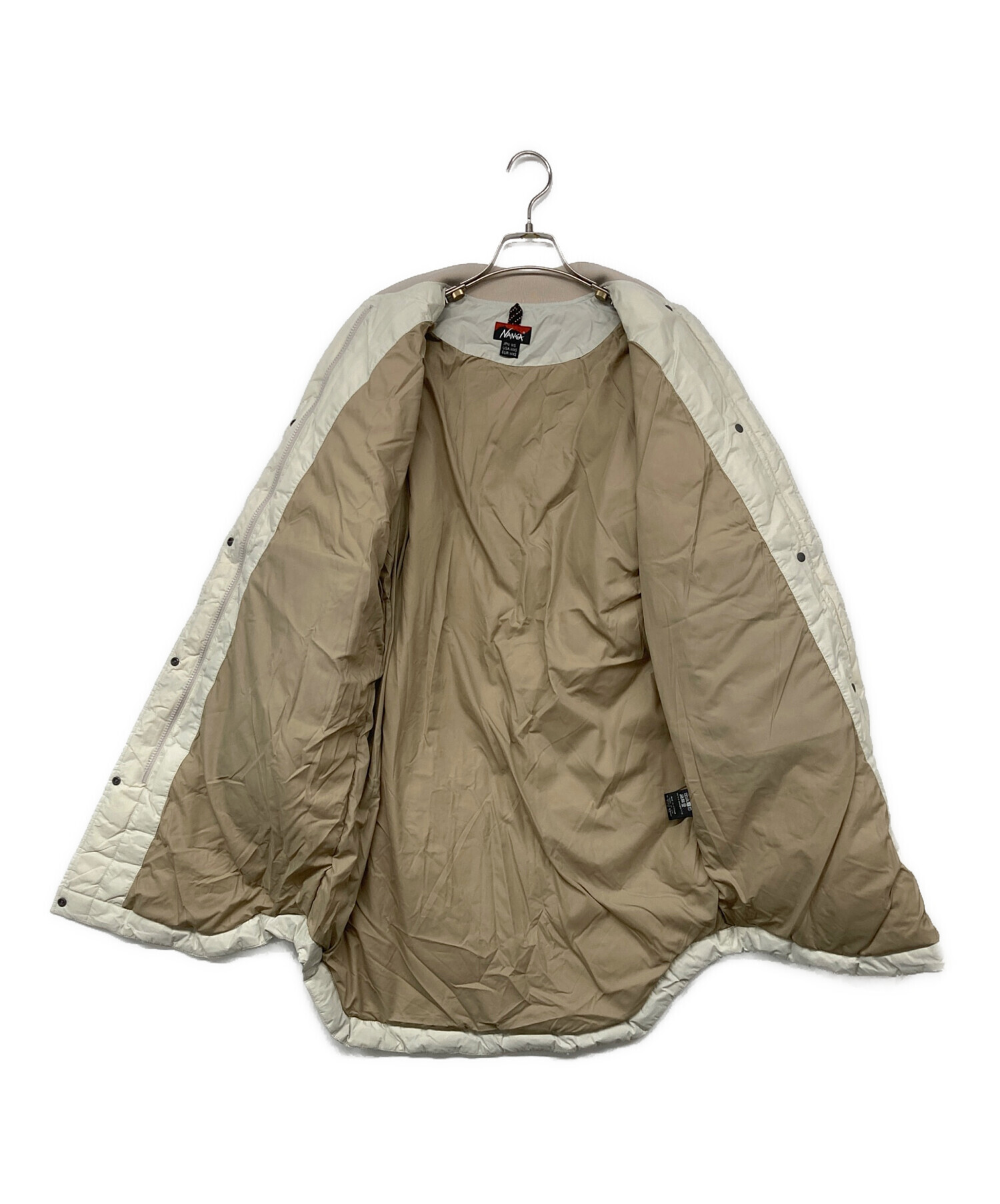 中古・古着通販】NANGA (ナンガ) RIB COLLAR QUILTED DOWN COAT W 