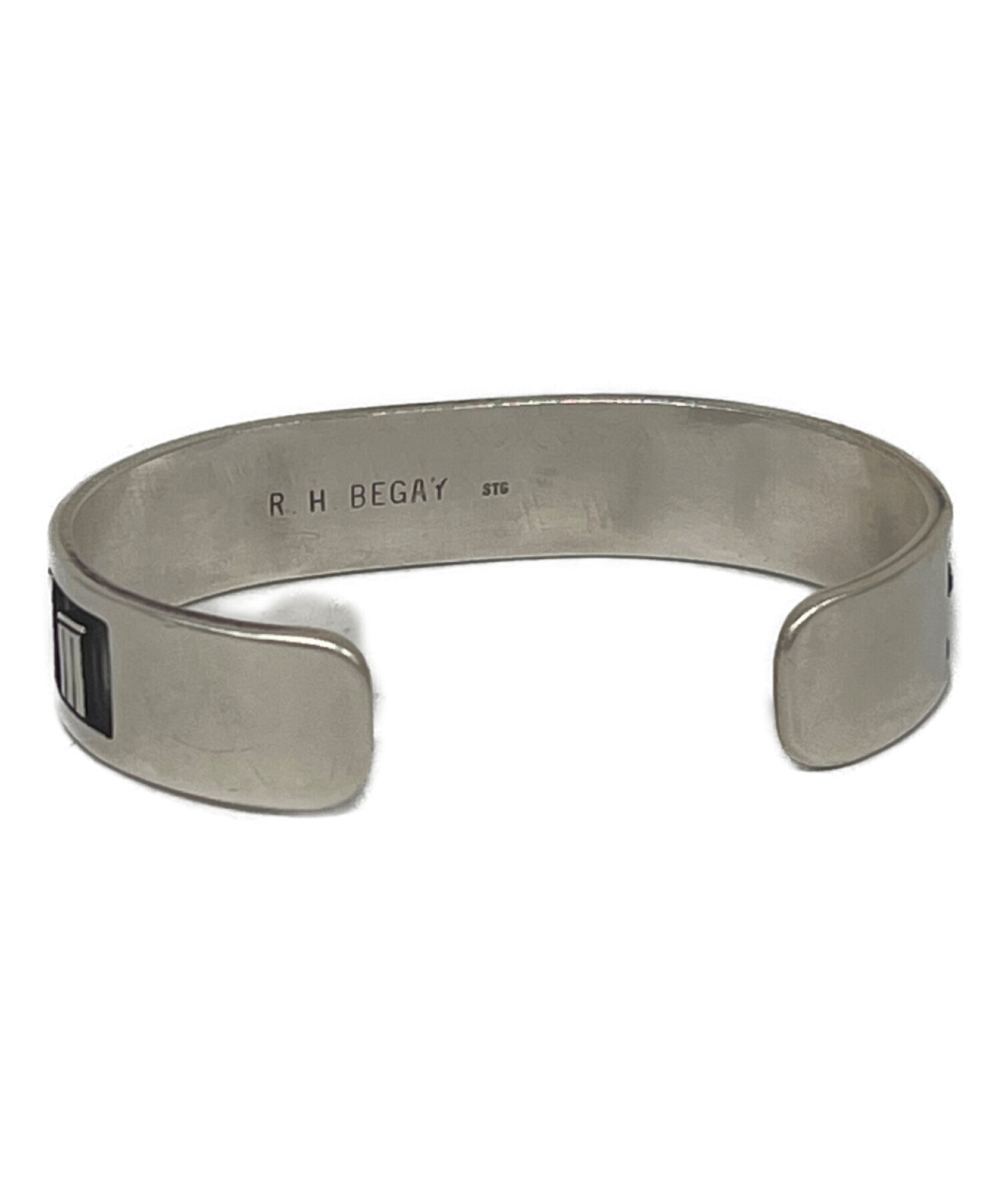 R.H.BEGAY ブレスレット Navajo (ナバホ) バングル R.H. BEGAY シルバー