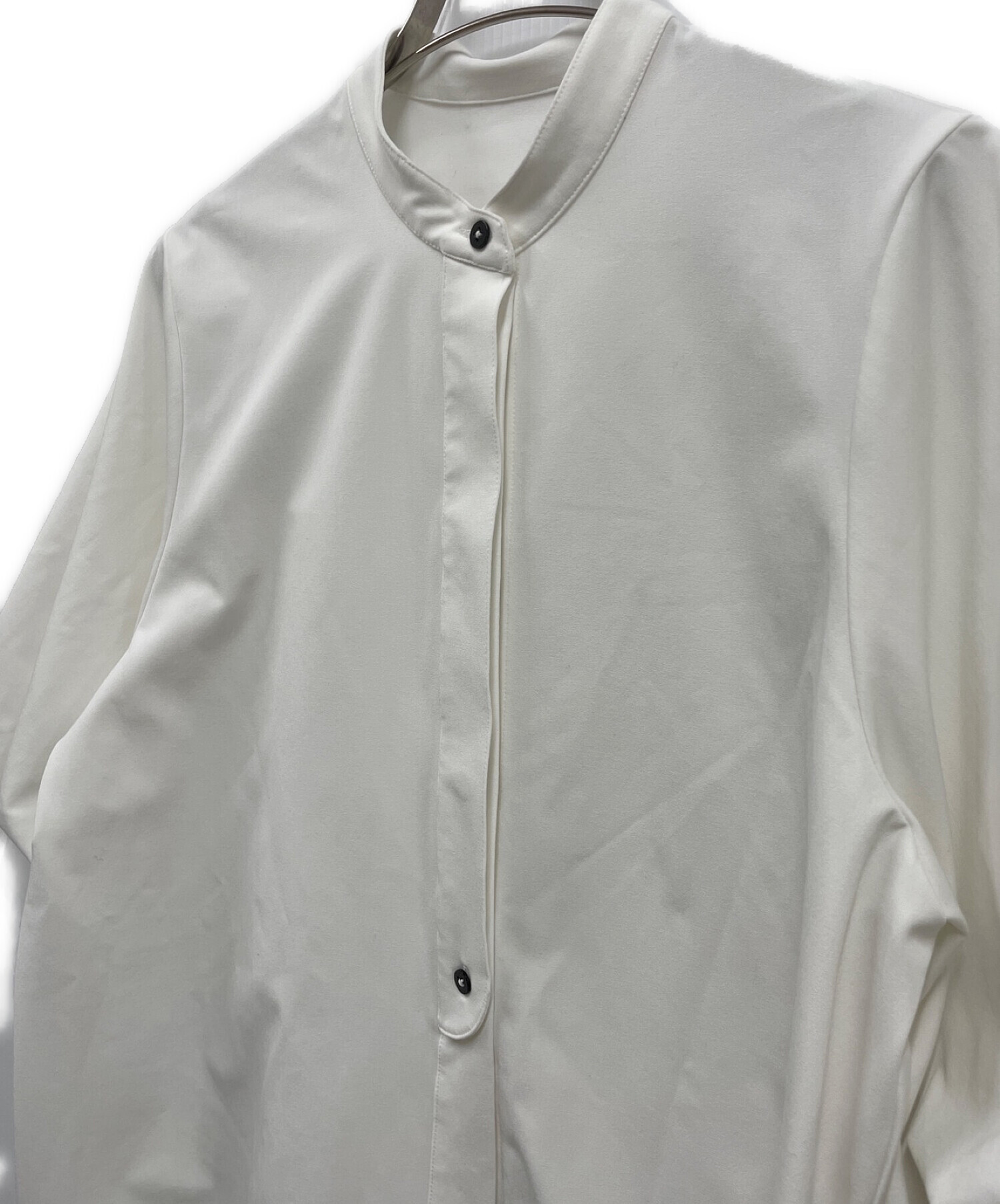 louren (ローレン) puffsleeve stand collar shirt ホワイト サイズ:FREE
