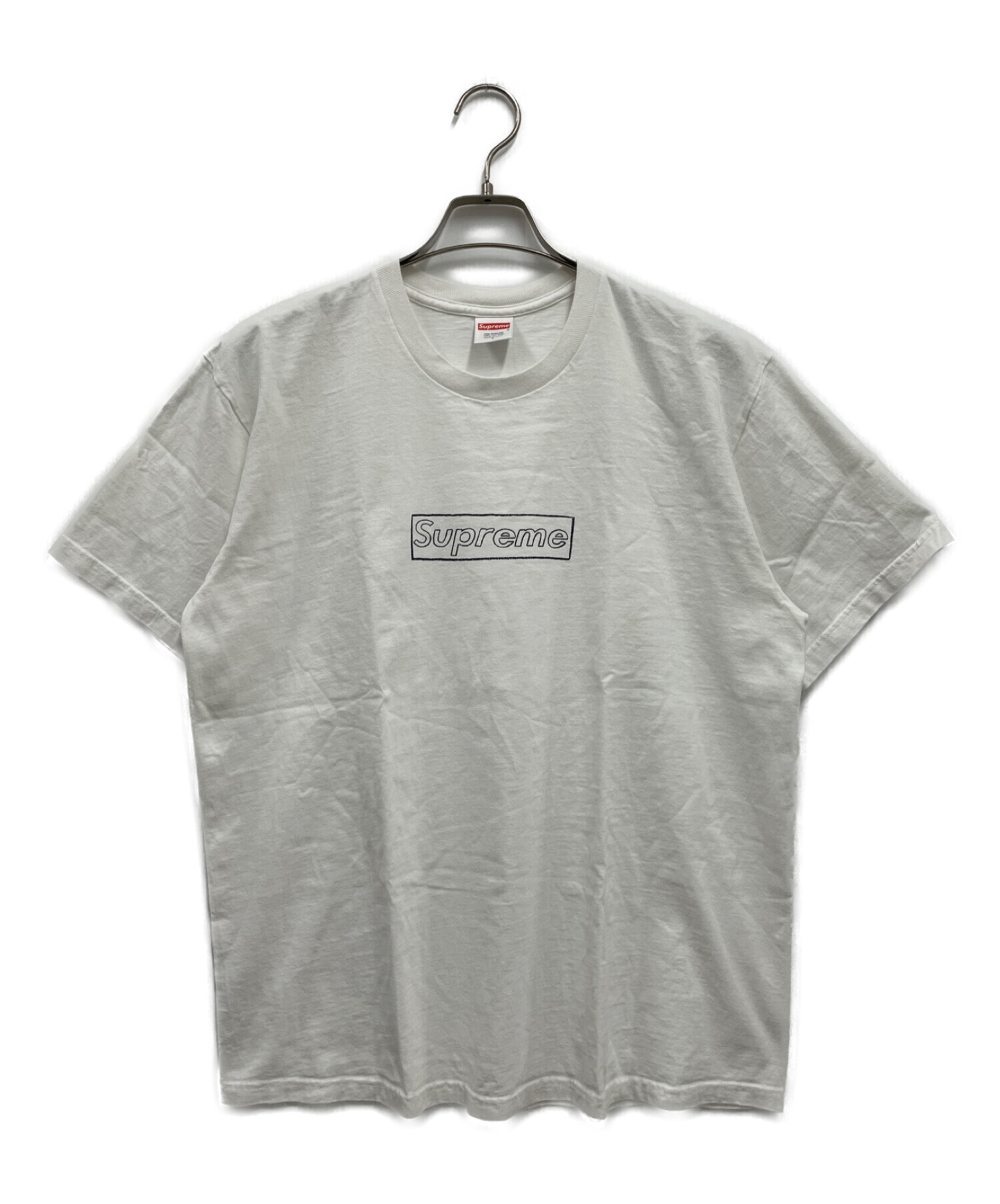 Supreme KAWS Chalk Logo Tee White Ｌサイズsupreme - Tシャツ ...