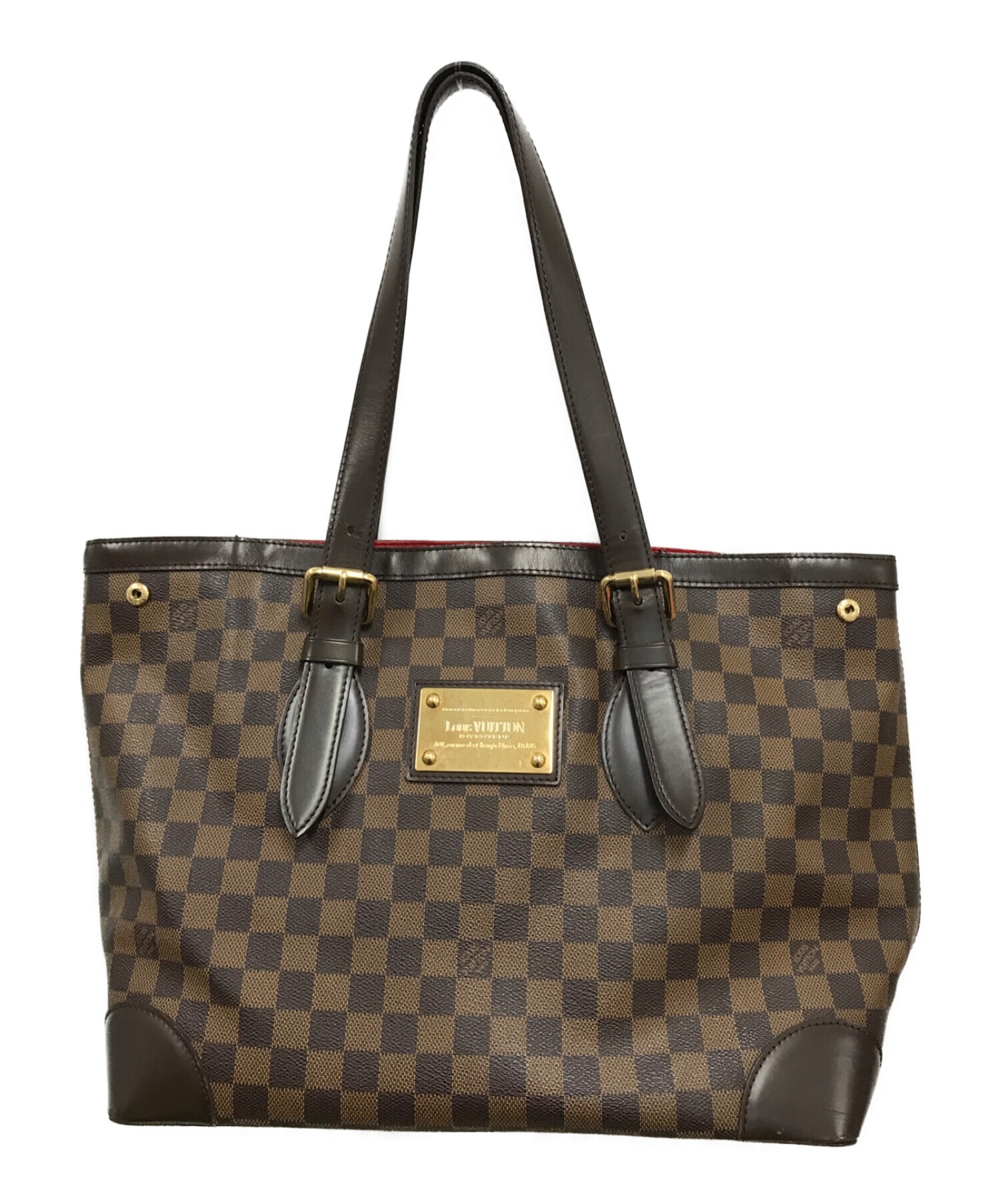 LOUIS VUITTON ルイヴィトン ダミエ ハムステッドPM トートバッグ N51205 ブラウン by