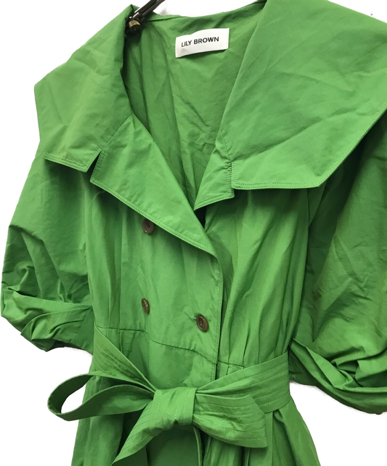 中古・古着通販】Lily Brown (リリーブラウン) デコルテトレンチ 