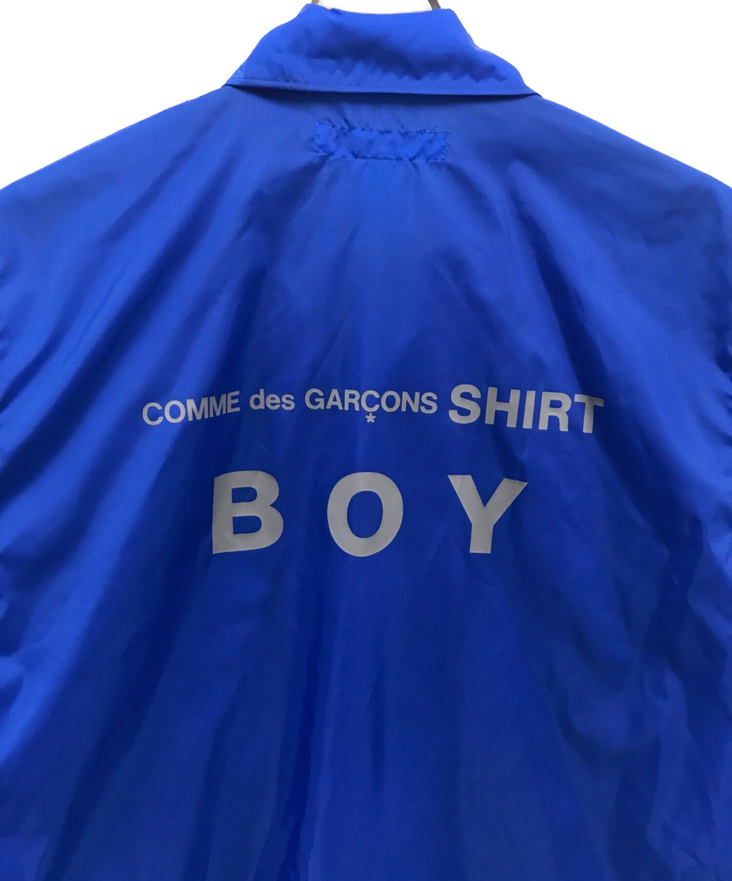COMME des GARCONS SHIRT BOY (コムデギャルソンシャツ ボーイ) ナイロンコート/S24922 ブルー サイズ:S