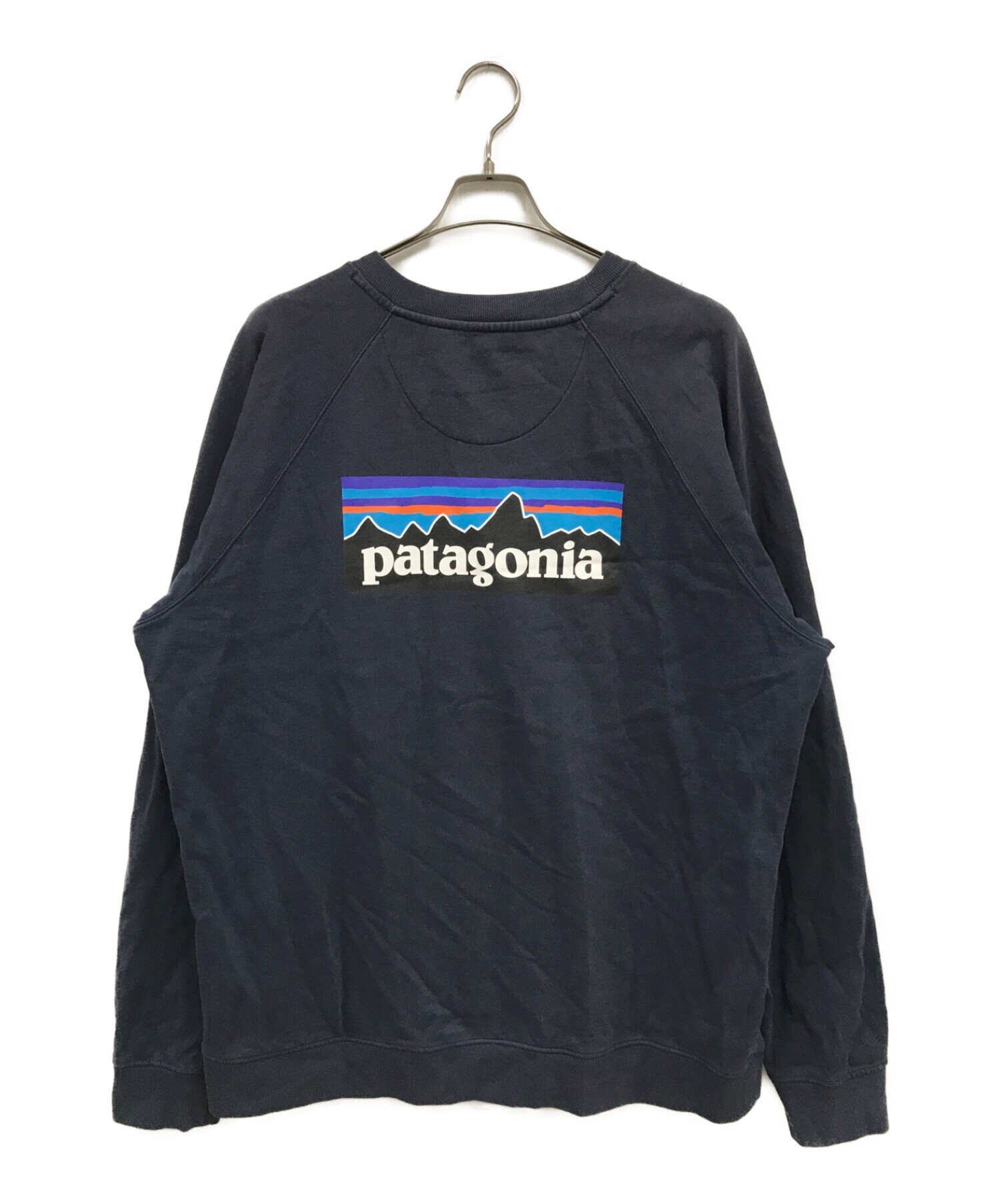 【ハーフジップ】パタゴニア　Patagonia　スウェット　紺　レディース　XL
