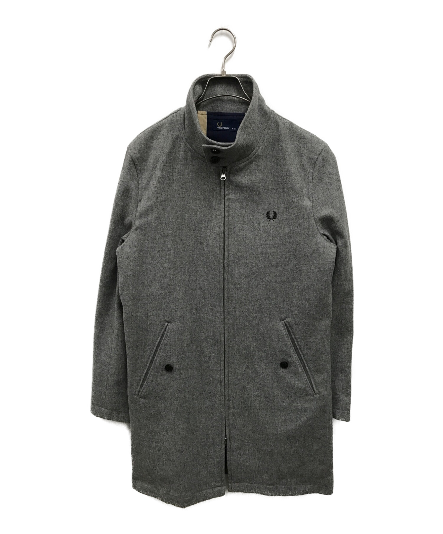中古・古着通販】FRED PERRY (フレッドペリー) ウールロングコート 