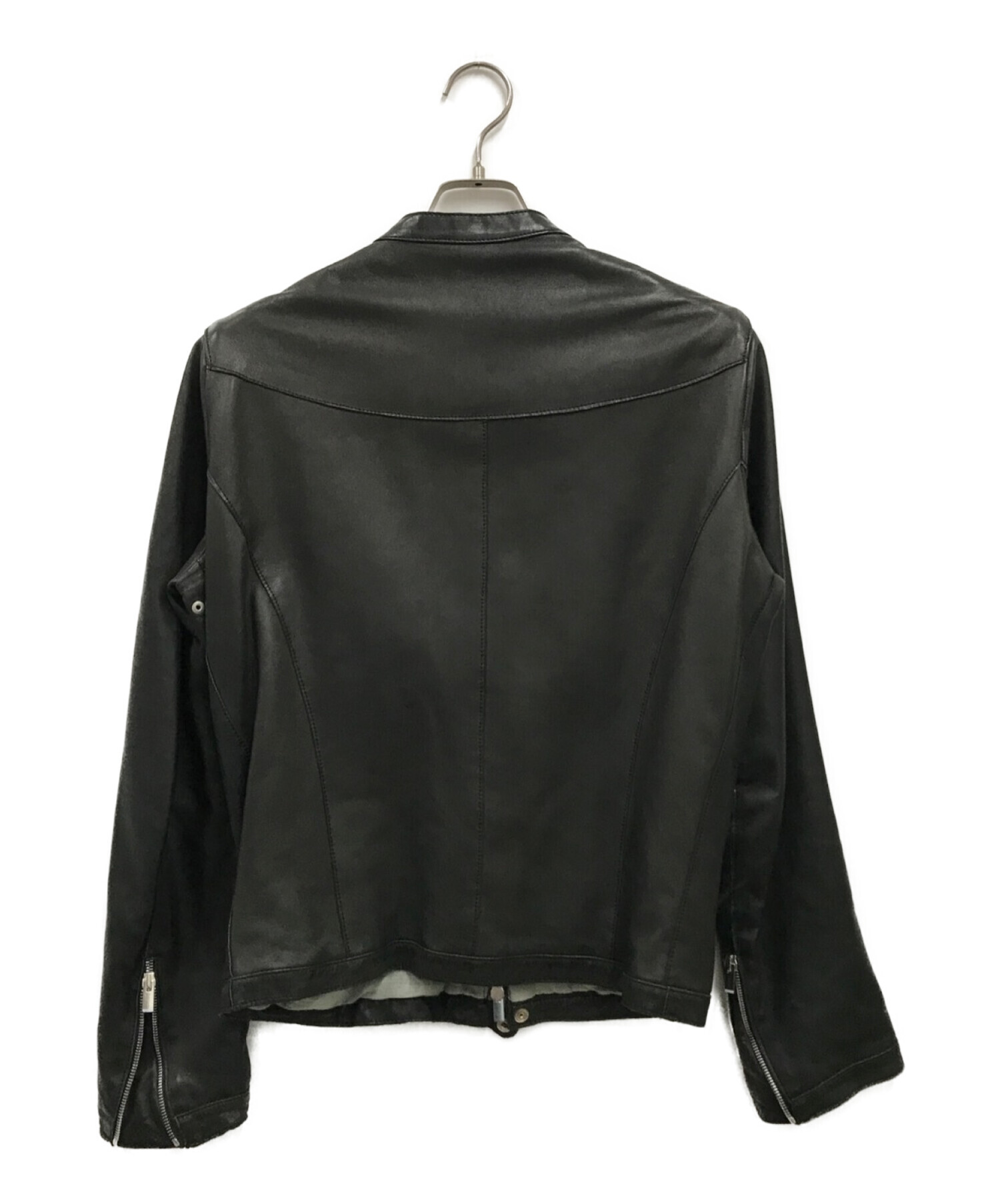 中古・古着通販】DELAN (デラン) ラムレザー シングルライダース 