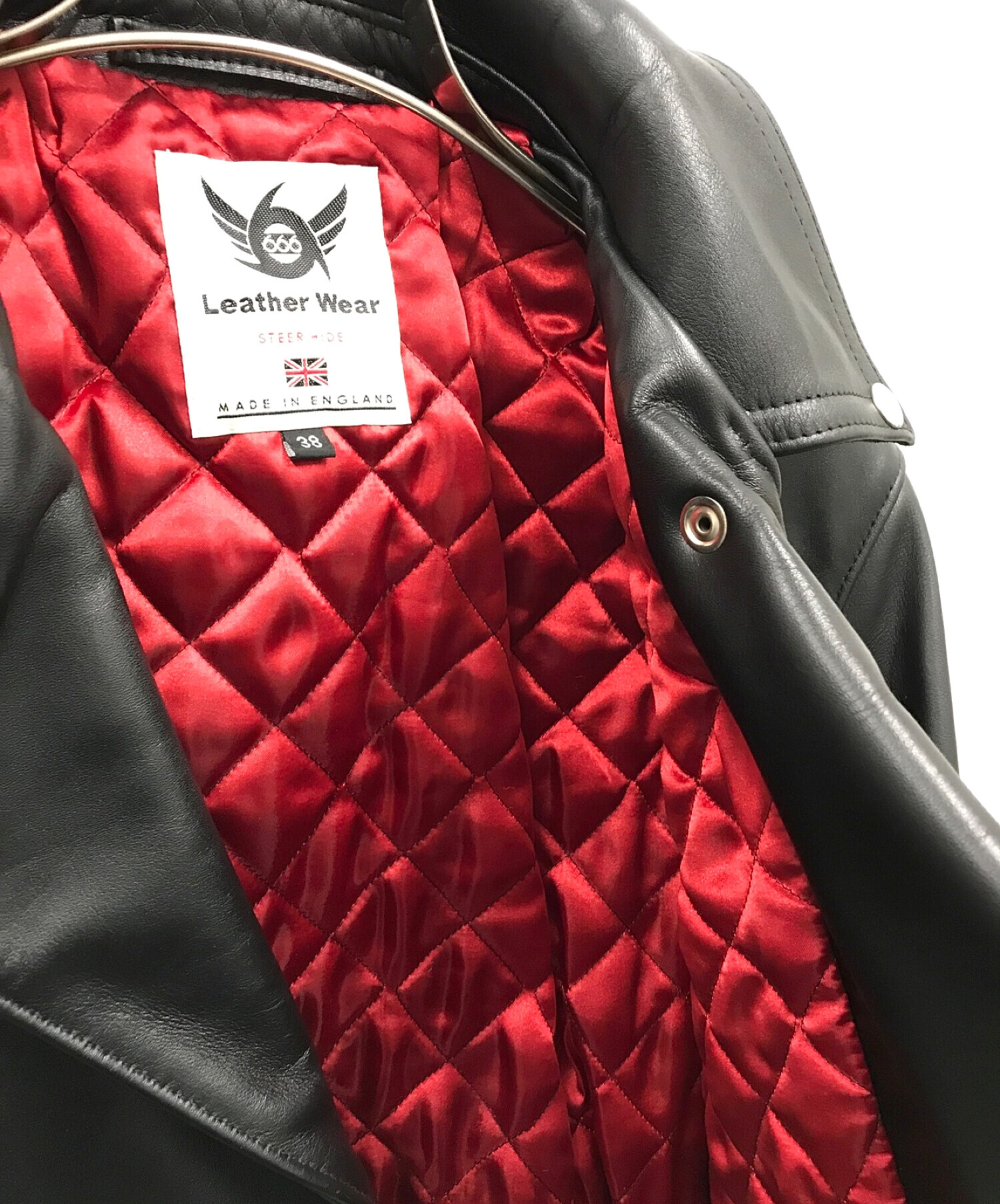 中古・古着通販】666 (666) レザーダブルライダースジャケット 