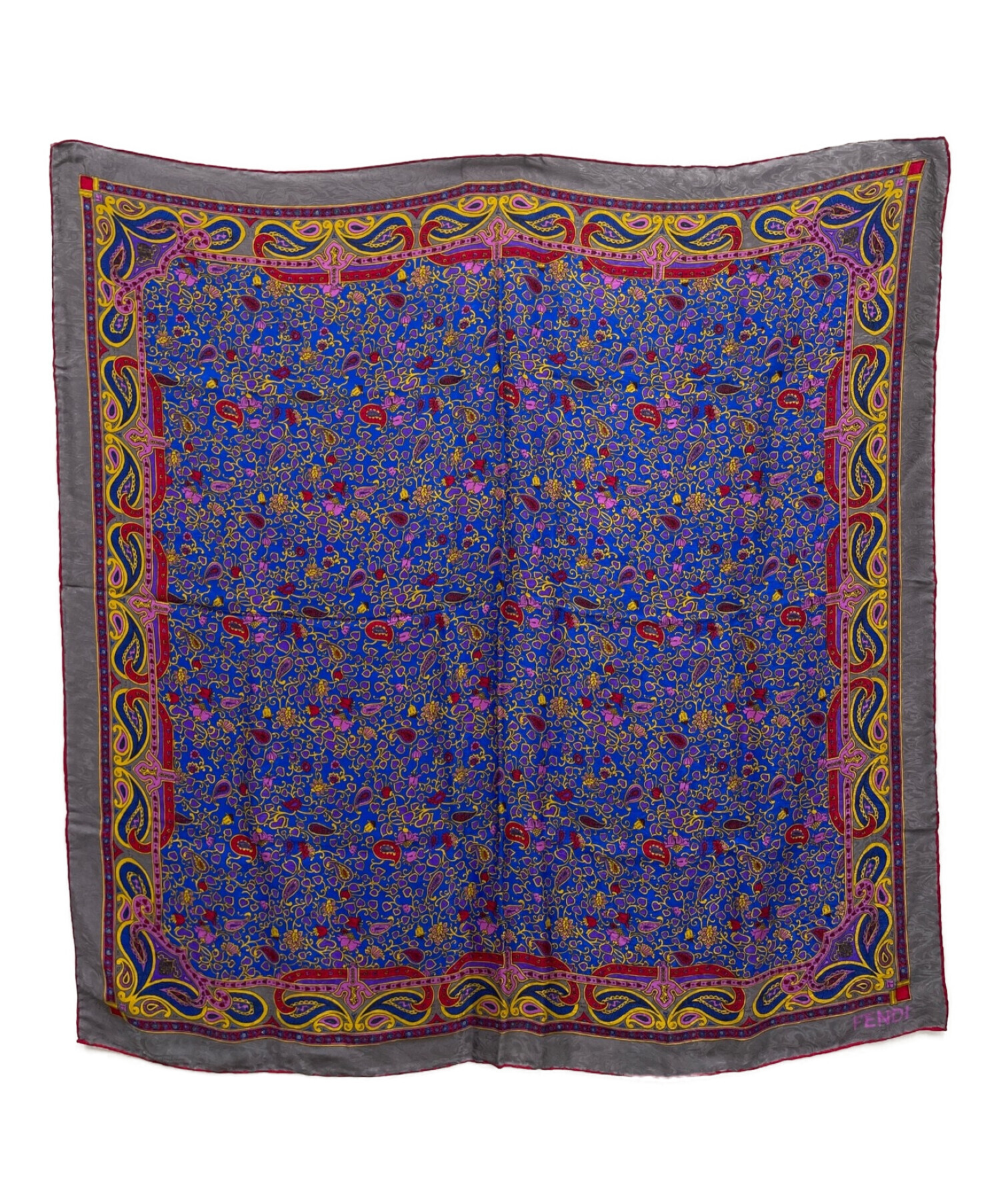 FENDI ペイズリー柄 大判ストール フェンディ FENDI スカーフ ストール