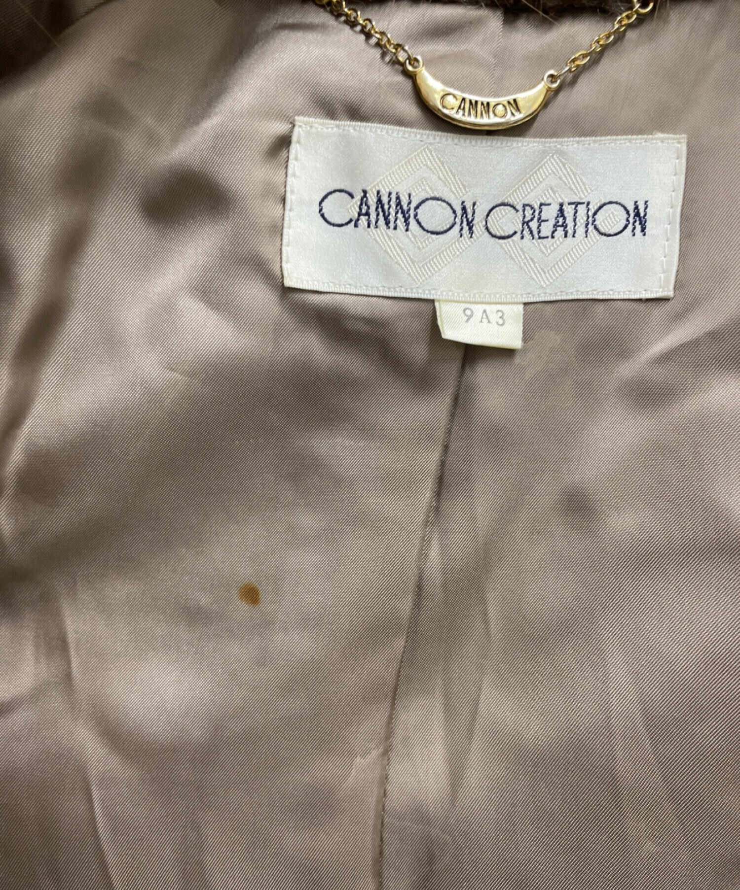 CANNON CREATION  レディースコート　ブラウンカラー　Ｍサイズ