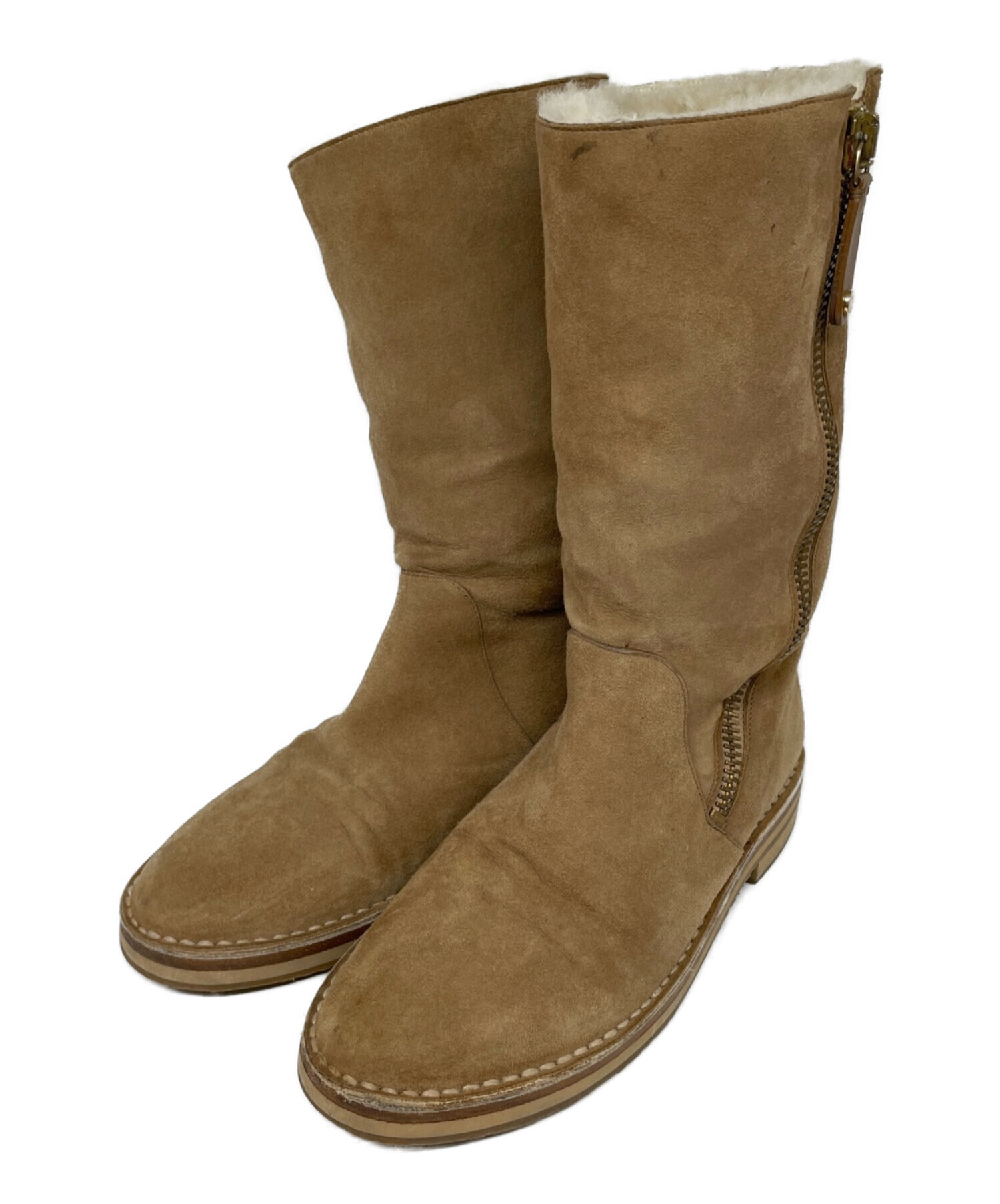 中古・古着通販】JIMMY CHOO (ジミーチュウ) ロングブーツ ブラウン 