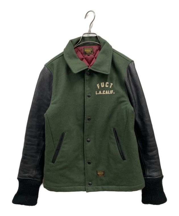 SSDD スタジャン 希少 SSDD Fuctスタジャン ネイビー/ベージュ Sサイズ