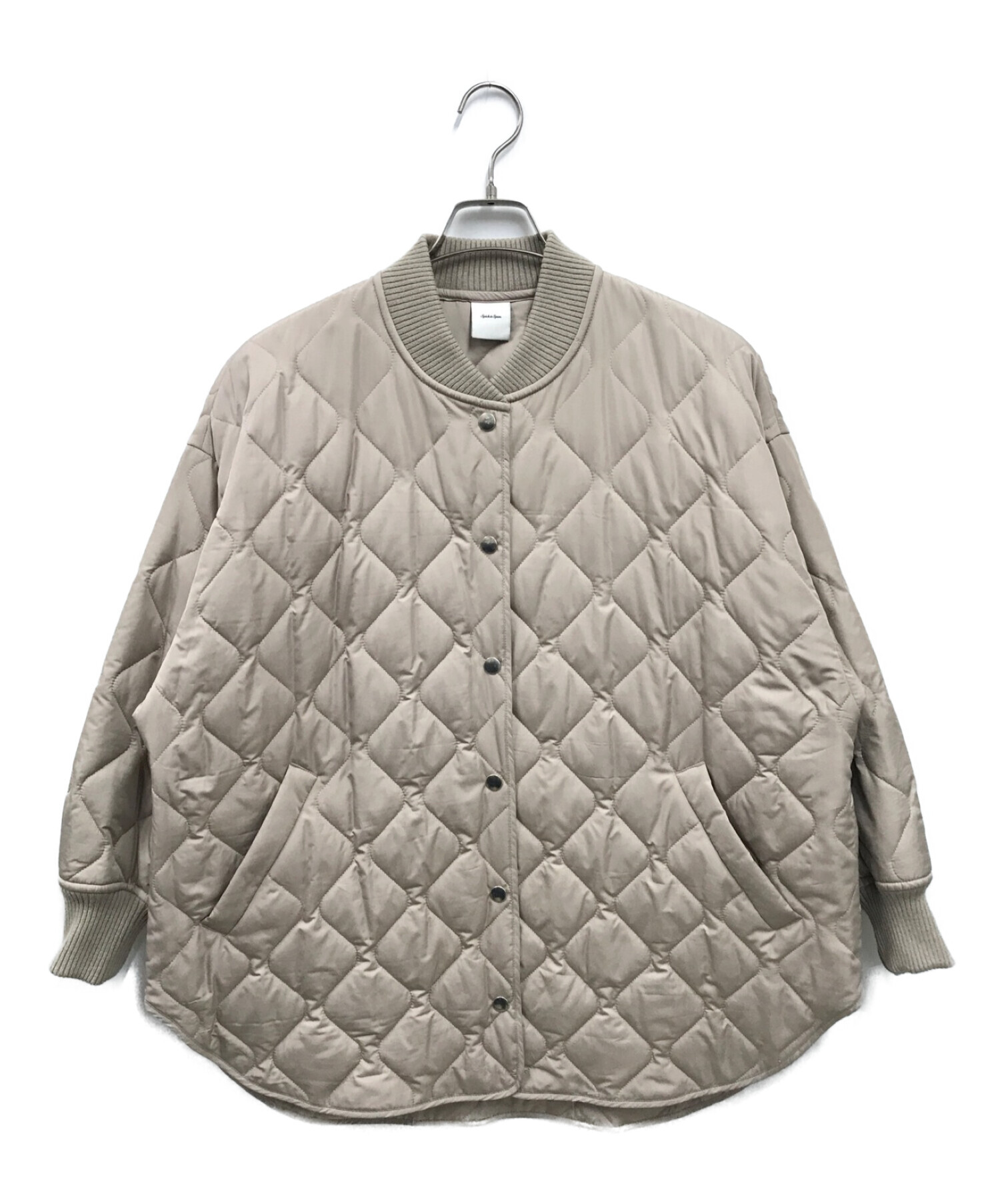 Spick and Span PeキルティングBZ カーキ38