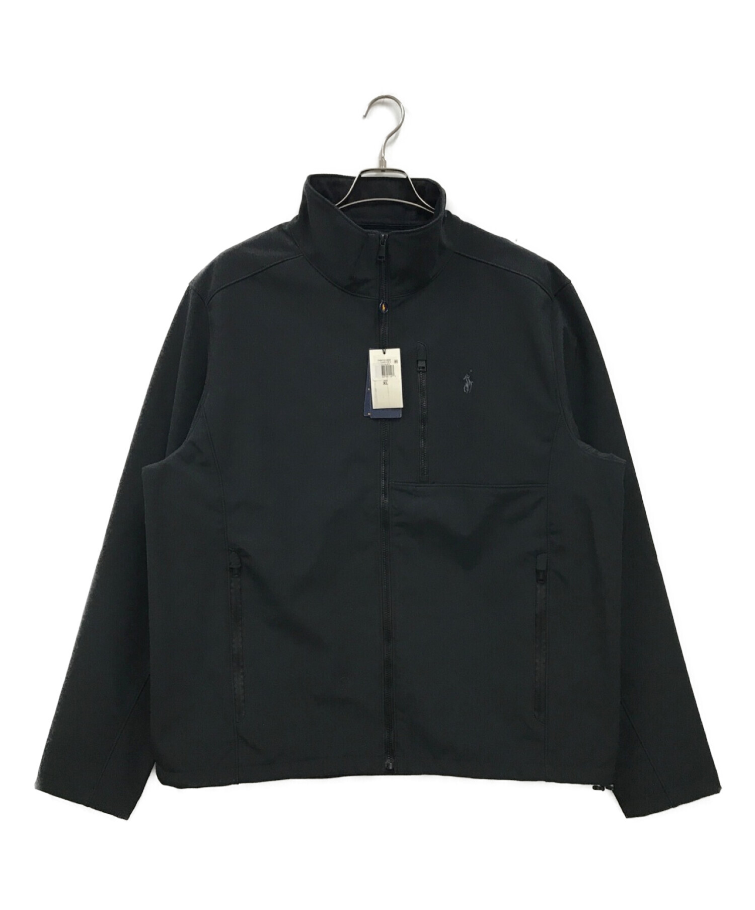 POLO RALPH LAUREN (ポロ・ラルフローレン) Water-Resistant Softshell  Jacket/710671234002/ジャケット ブラック サイズ:XL 未使用品